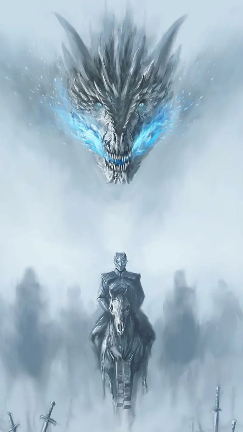 Game of Throne, dragon, dragons, games, white walkers, HD phone wallpaper