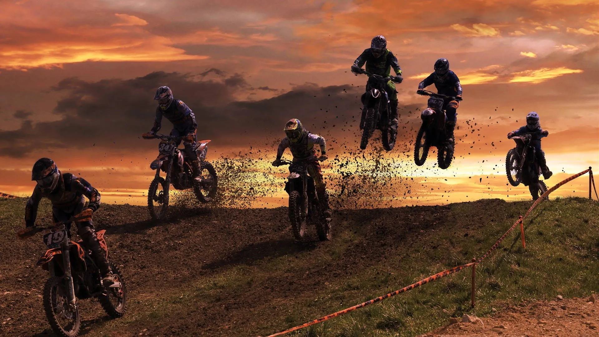 Monster Dirt Bike Wallpaper