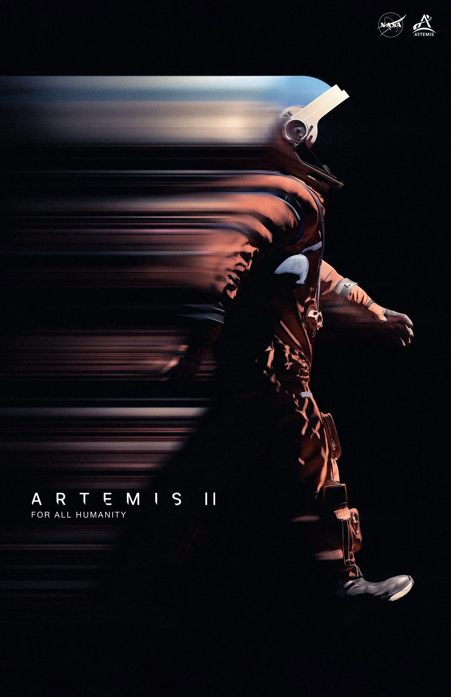 Download at iPhone, iPad or Mac amazing wallpaper from NASA inspired by the Artemis II mission