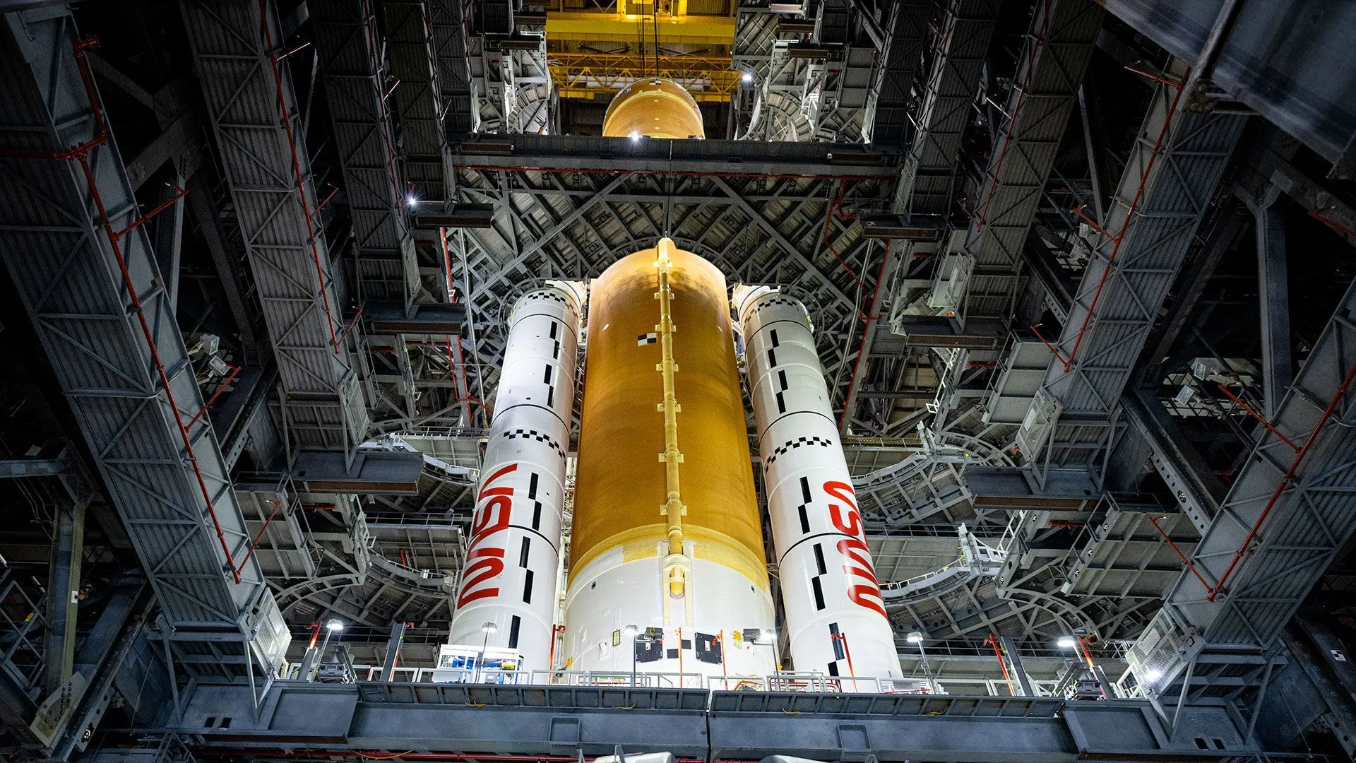 NASA Stacks Moon Bound Artemis 2 Rocket: Space Photo Of The Day