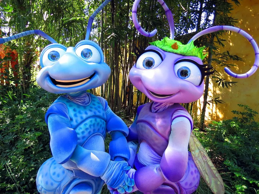 Flik and Princess Atta. Discovery Island, Disney's Animal K