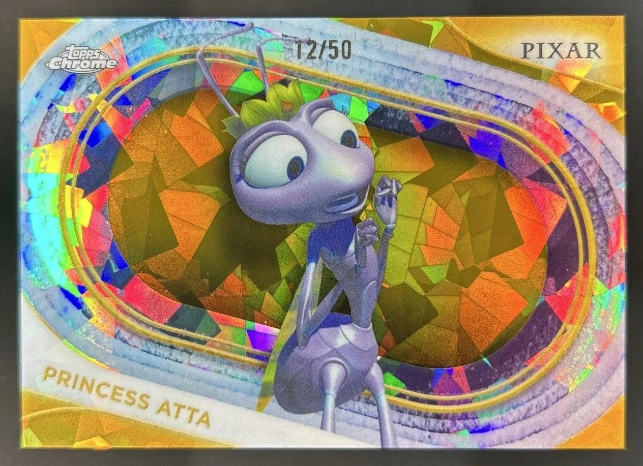 Princess Atta 2025 Topps Chrome Disney White Refractor /30 Price Guide Card Investor