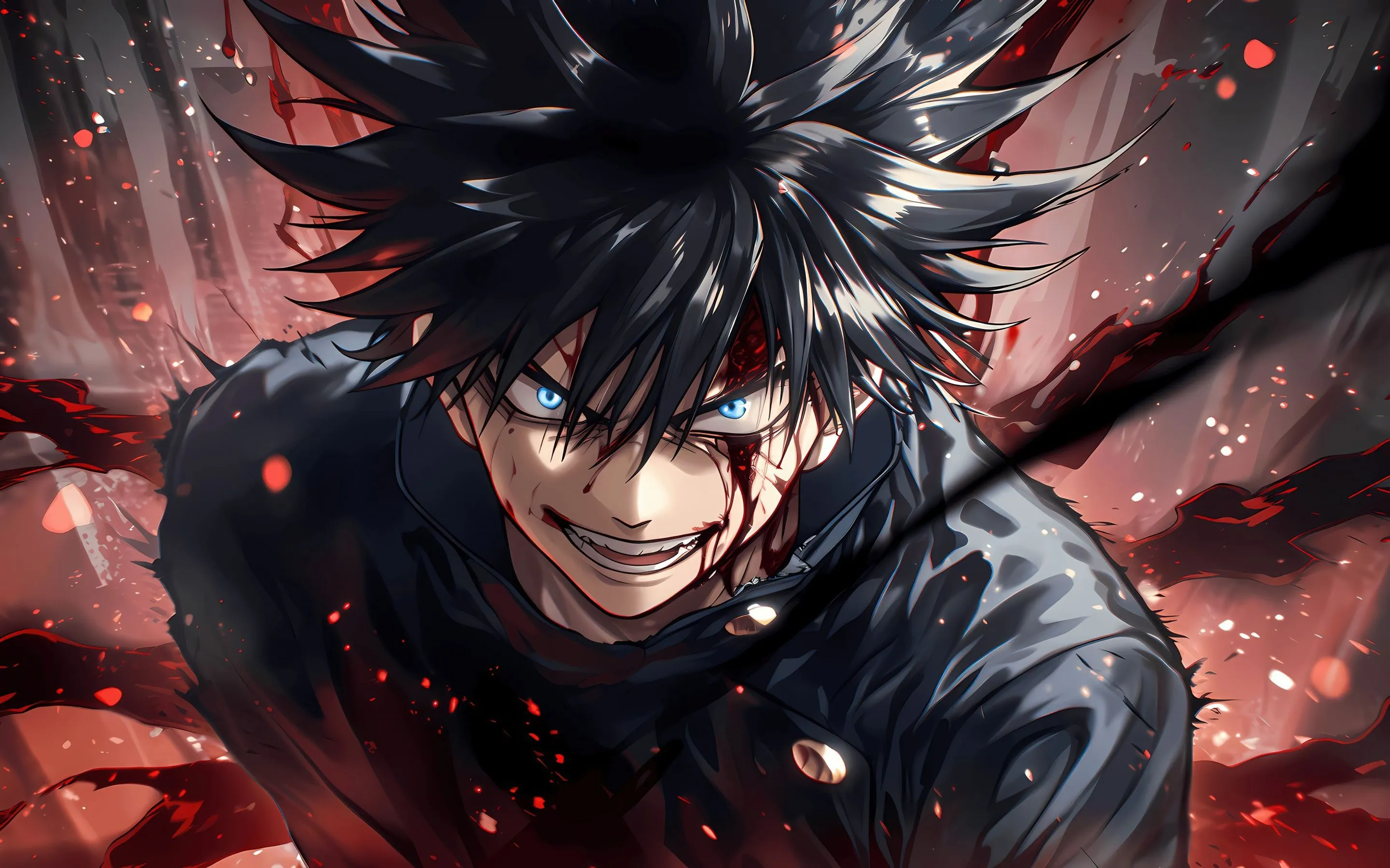 Megumi Fushiguro Wallpaper 4K, AI art, Jujutsu Kaisen, 5K