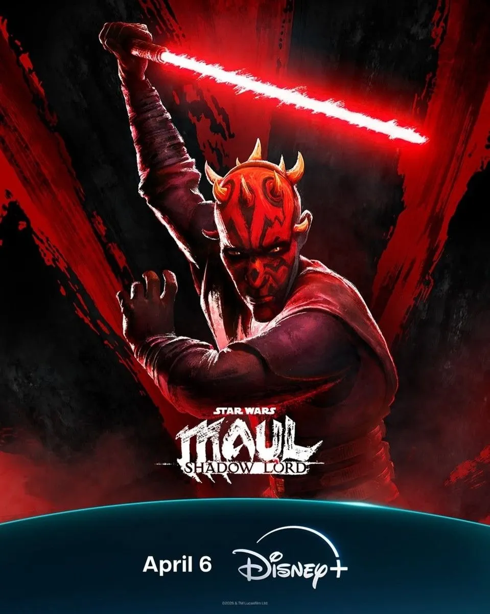 Star Wars Maul Shadow Lord Poster Disney Plus Series 2026 Darth Maul Wall Art