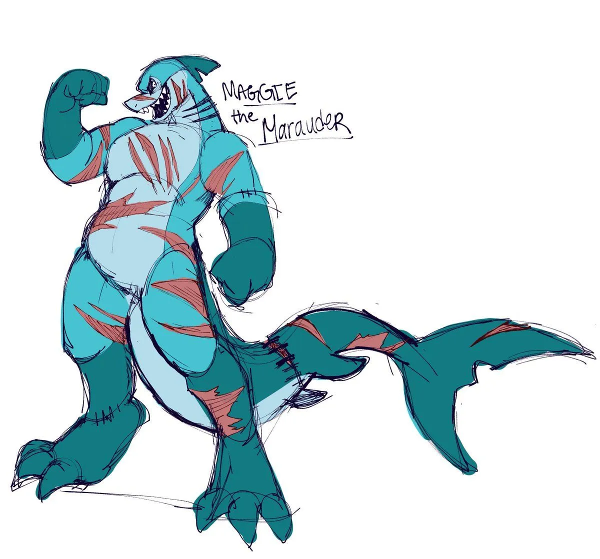 I think it's about time I show my refs of. . .THE MARAUDER.. . :) created the #Lunareclipseau and helped me with these refs #PoppyPlaytime4 #NightmareCritters #maggiemako