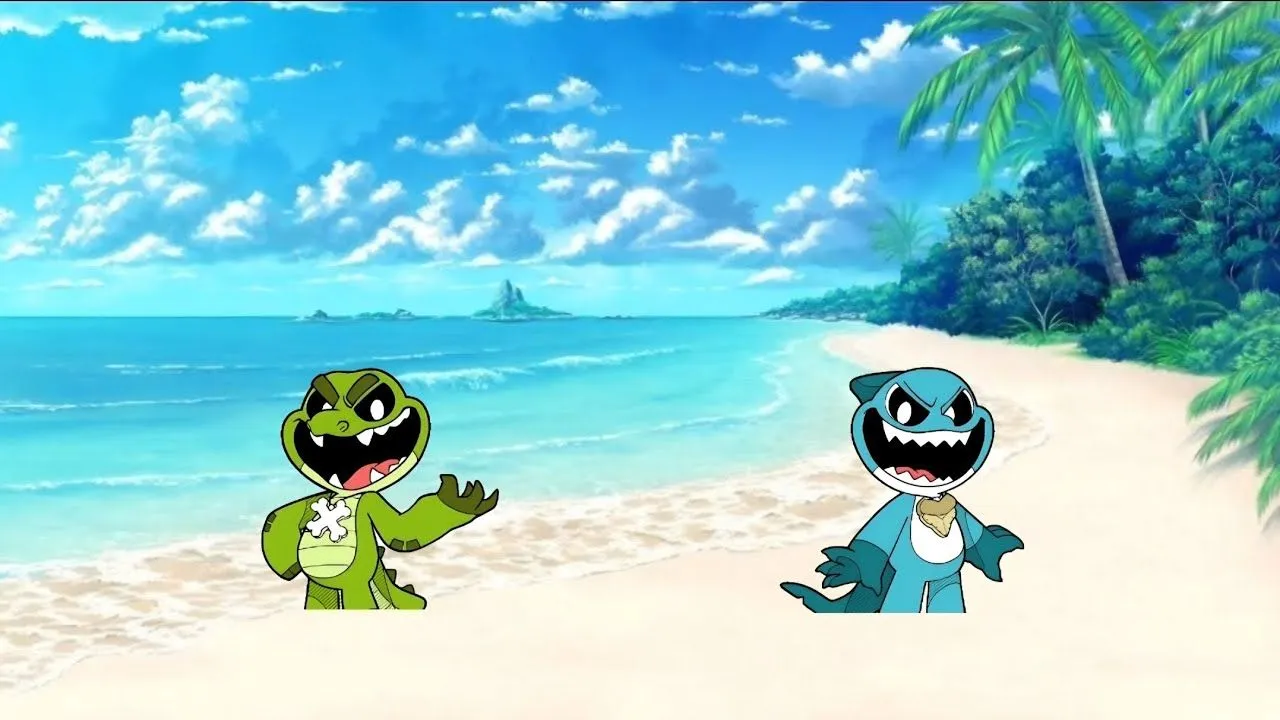 Allister Gator X Maggie Mako.. Poppy Playtime Meme.. Nightmare Critters Ship