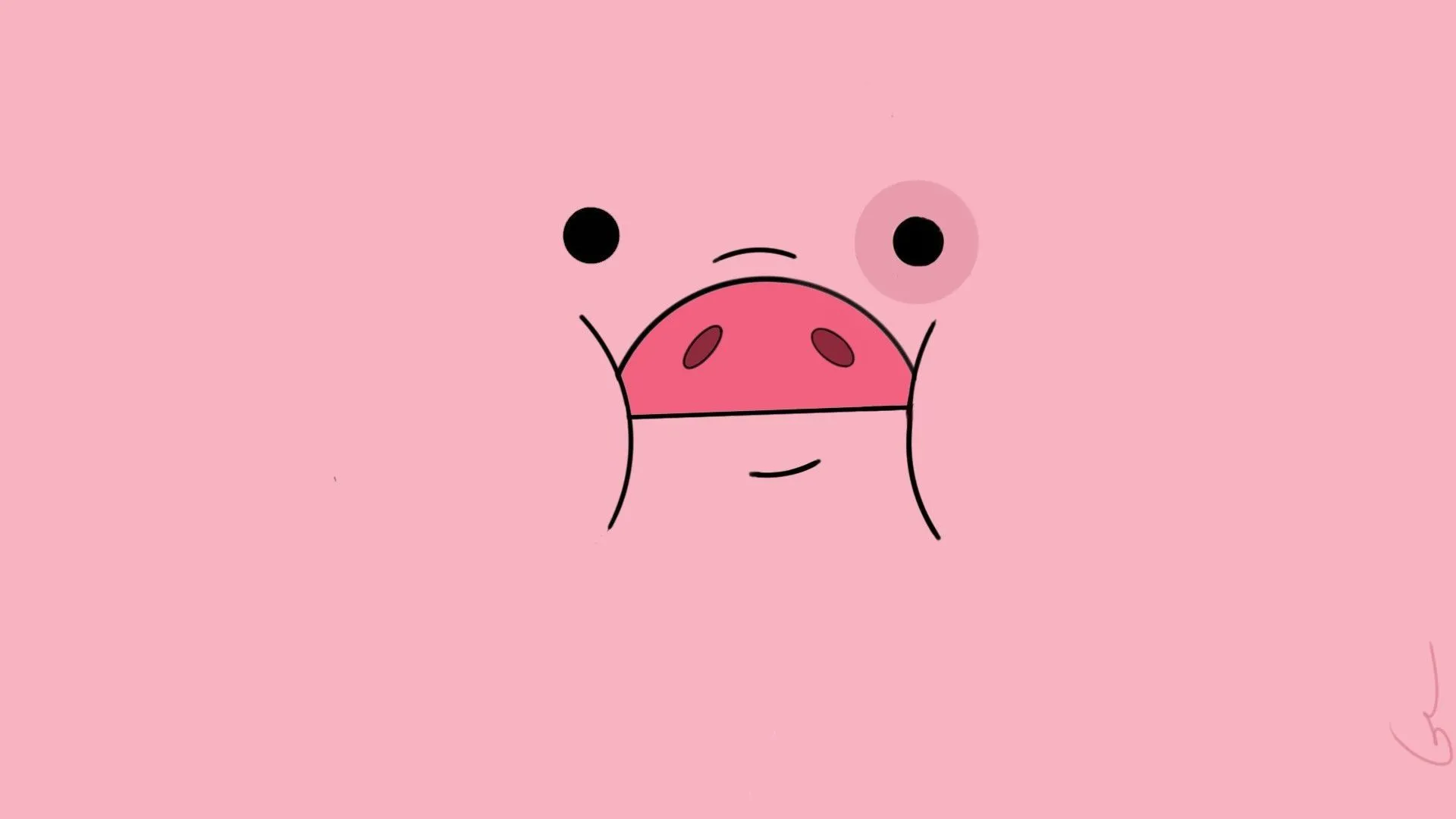 Cute Pig Wallpaper