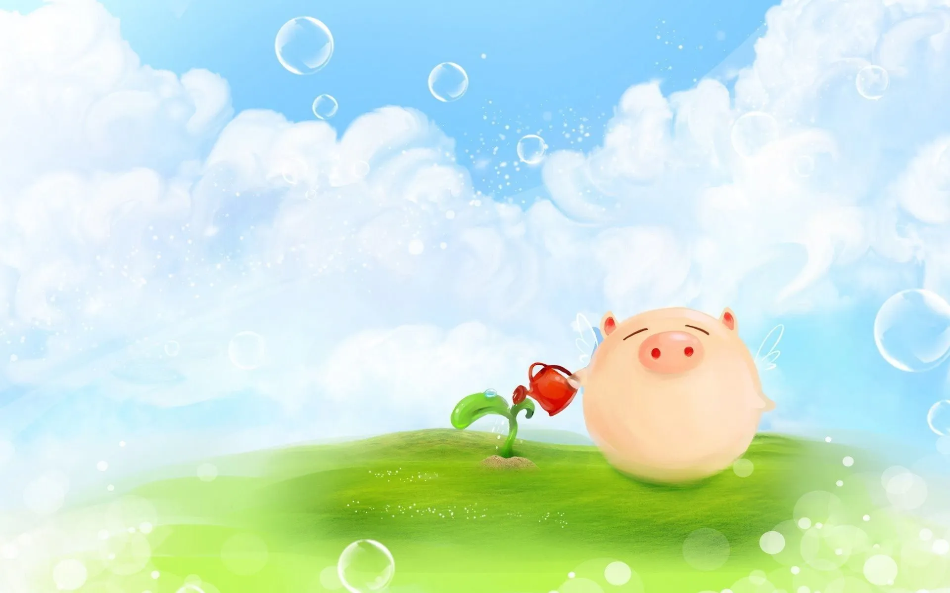 Cute Pig Wallpaper