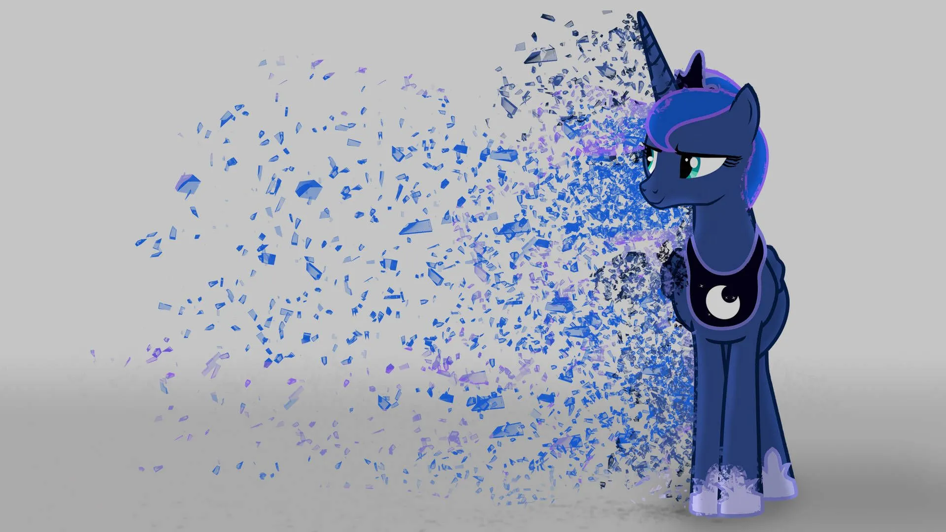 Download My Little Pony Blue Aesthetic Desktop Wallpaper