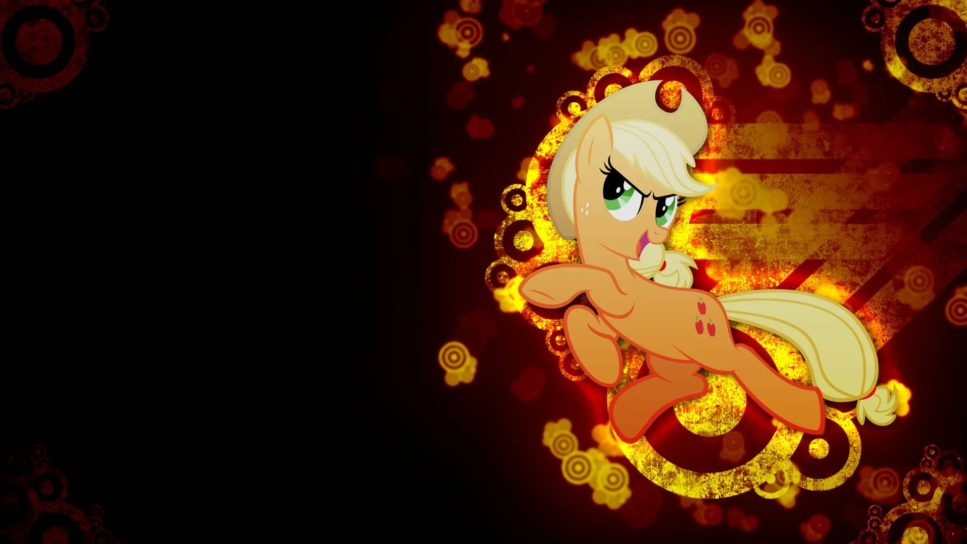 Download My Little Pony Orange Aesthetic Desktop Wallpaper