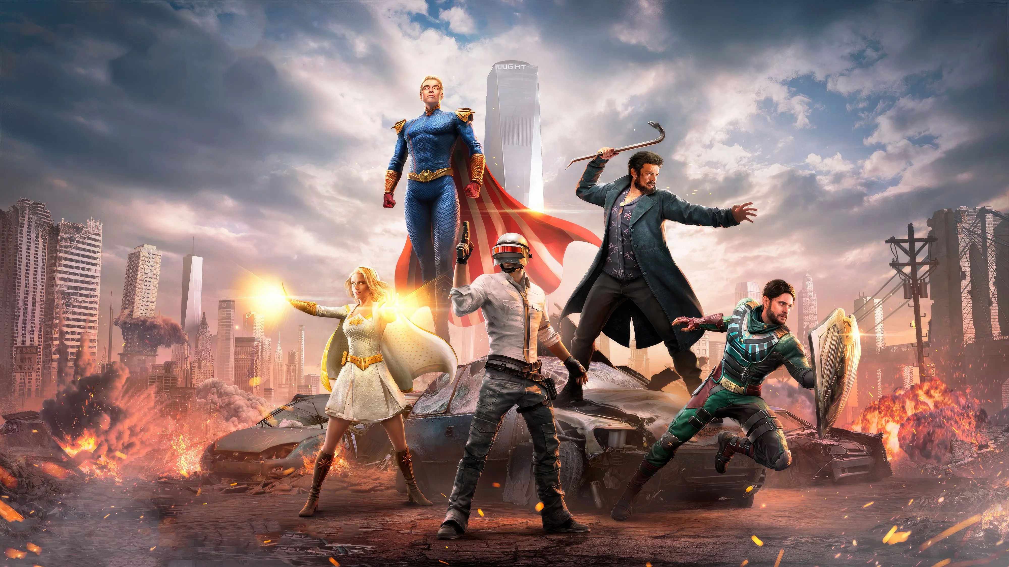 Pubg x The Boys Wallpaper, HD TV Series 4K Wallpaper, Image and Background