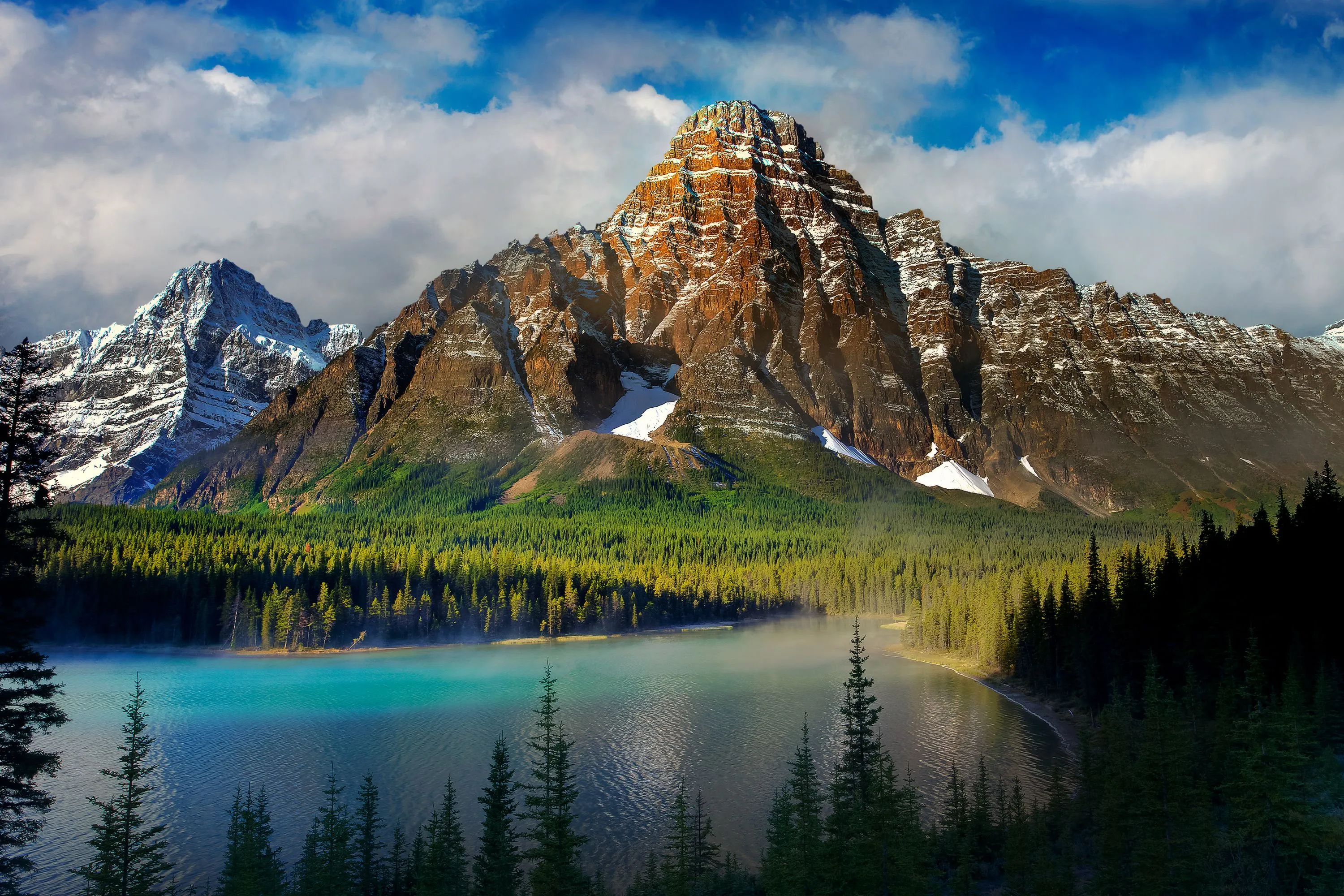 beautiful scenery, mountains, lake Wallpaper, HD Nature 4K Wallpaper, Image and Background