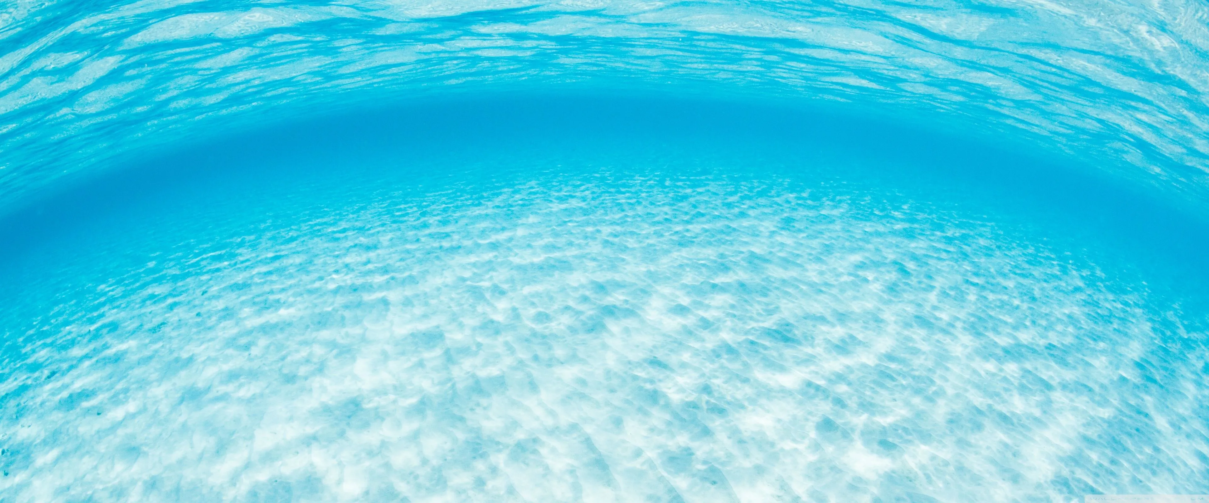 An Underwater View Of Crystal Clear Tropical Water 4K UHD Wallpaper for UltraHD Desktop and TV, Widescreen and UltraWide Display, Dual Monitor, Smartphone and Tablet Devices
