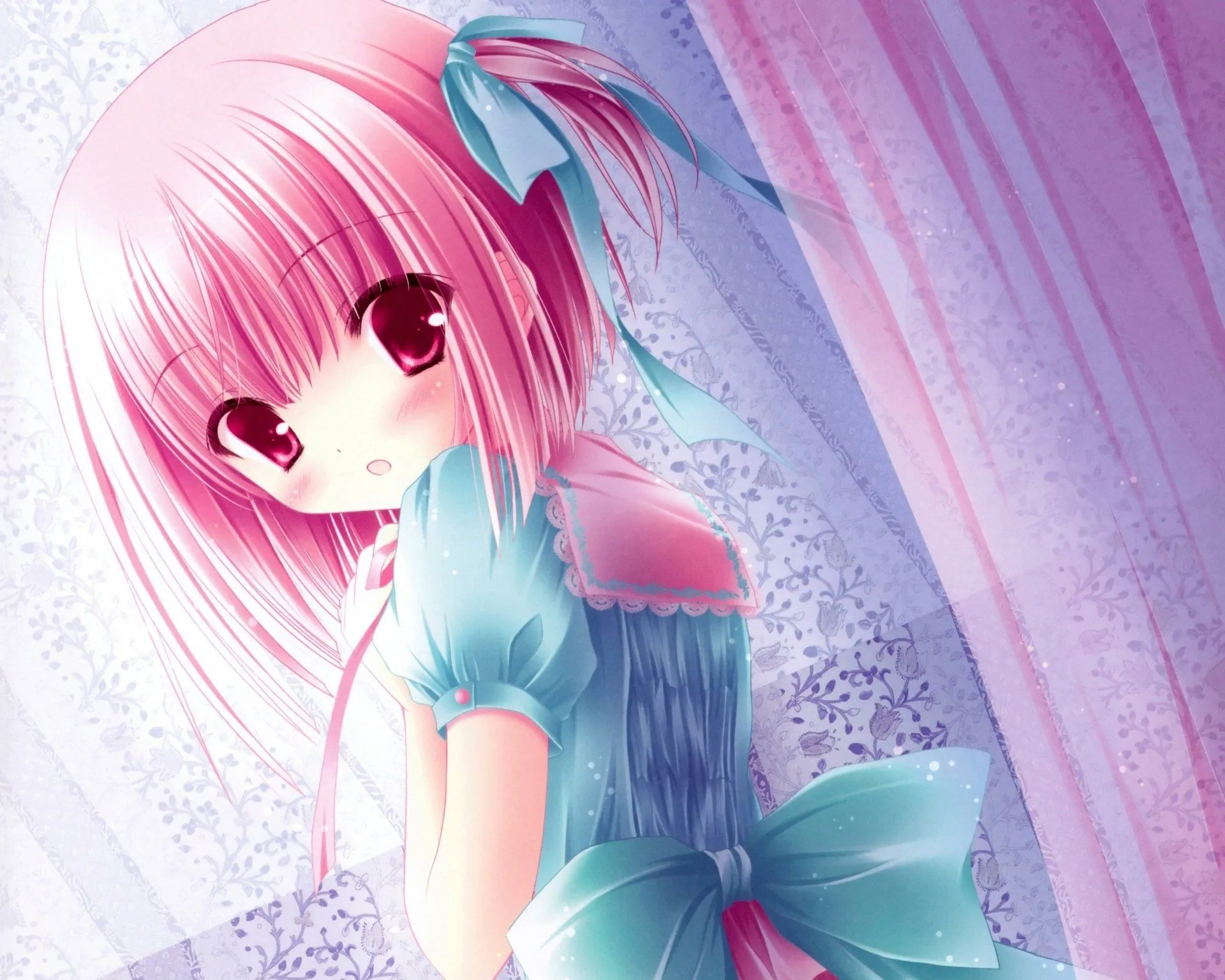 4K Ultra HD Cute Pink Haired Anime Original Wallpaperx3914
