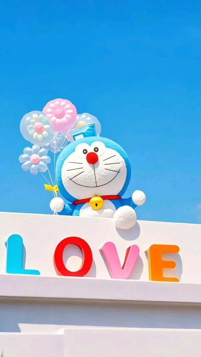 4K HD Android Lock Screen Wallpaper Tap Hold Load 8K iPhone iOS theme Doraemon