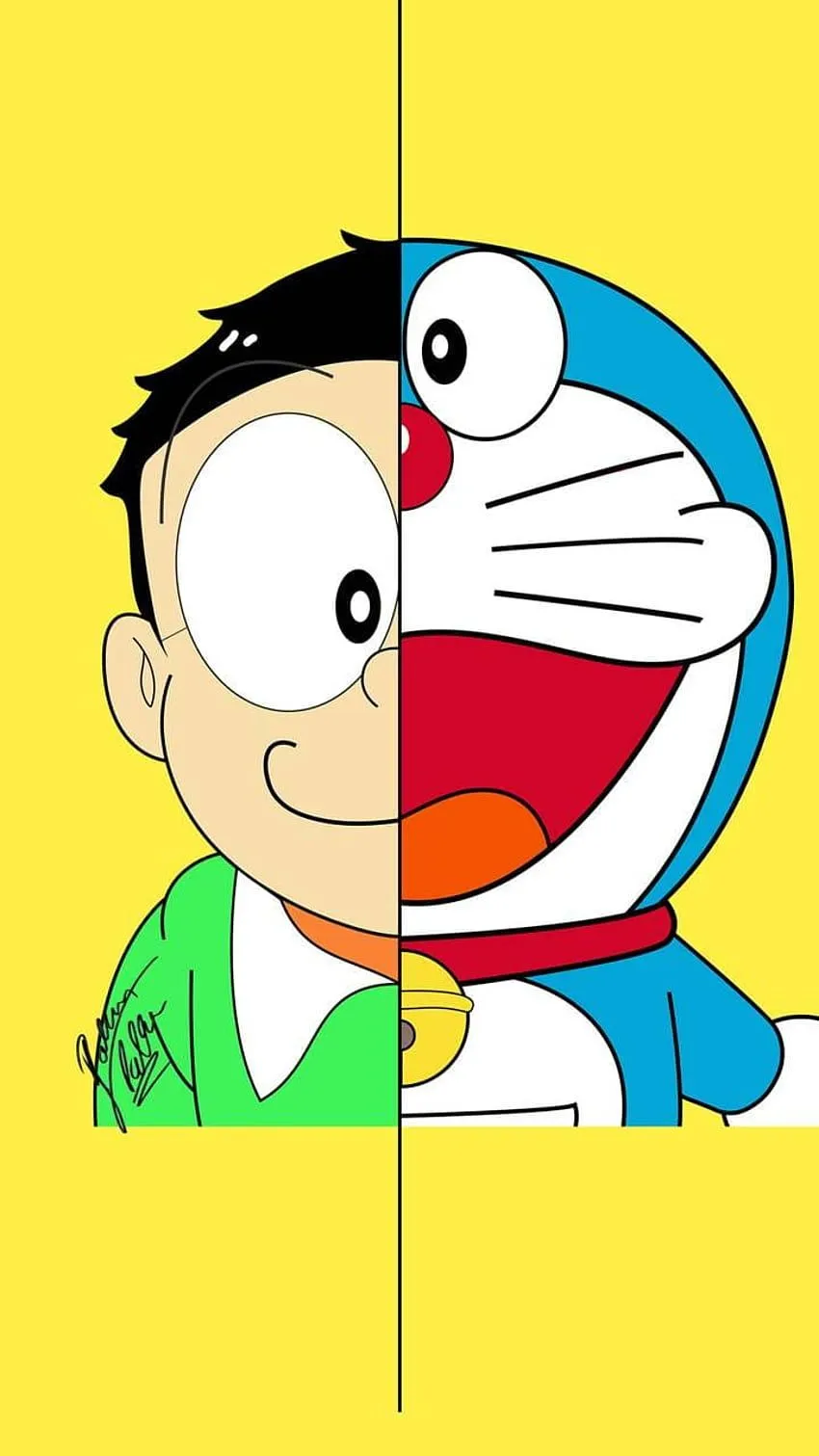 Doraemon [, iPhone, Android, Mobile], Yellow Doraemon HD phone wallpaper