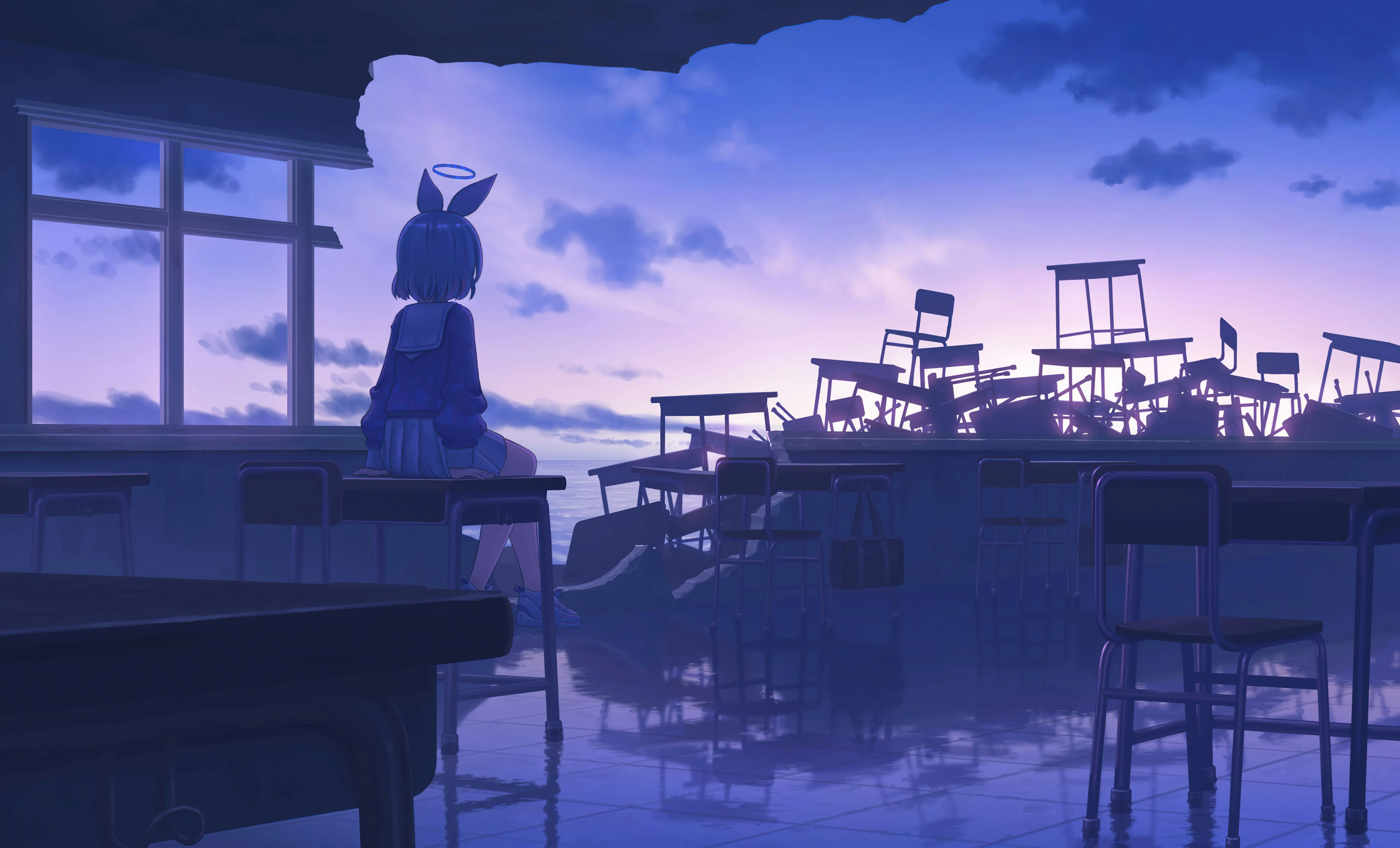 Blue Archive Wallpaper, HD Anime Wallpaper, 4k Wallpaper, Image, Background, Photo and Picture