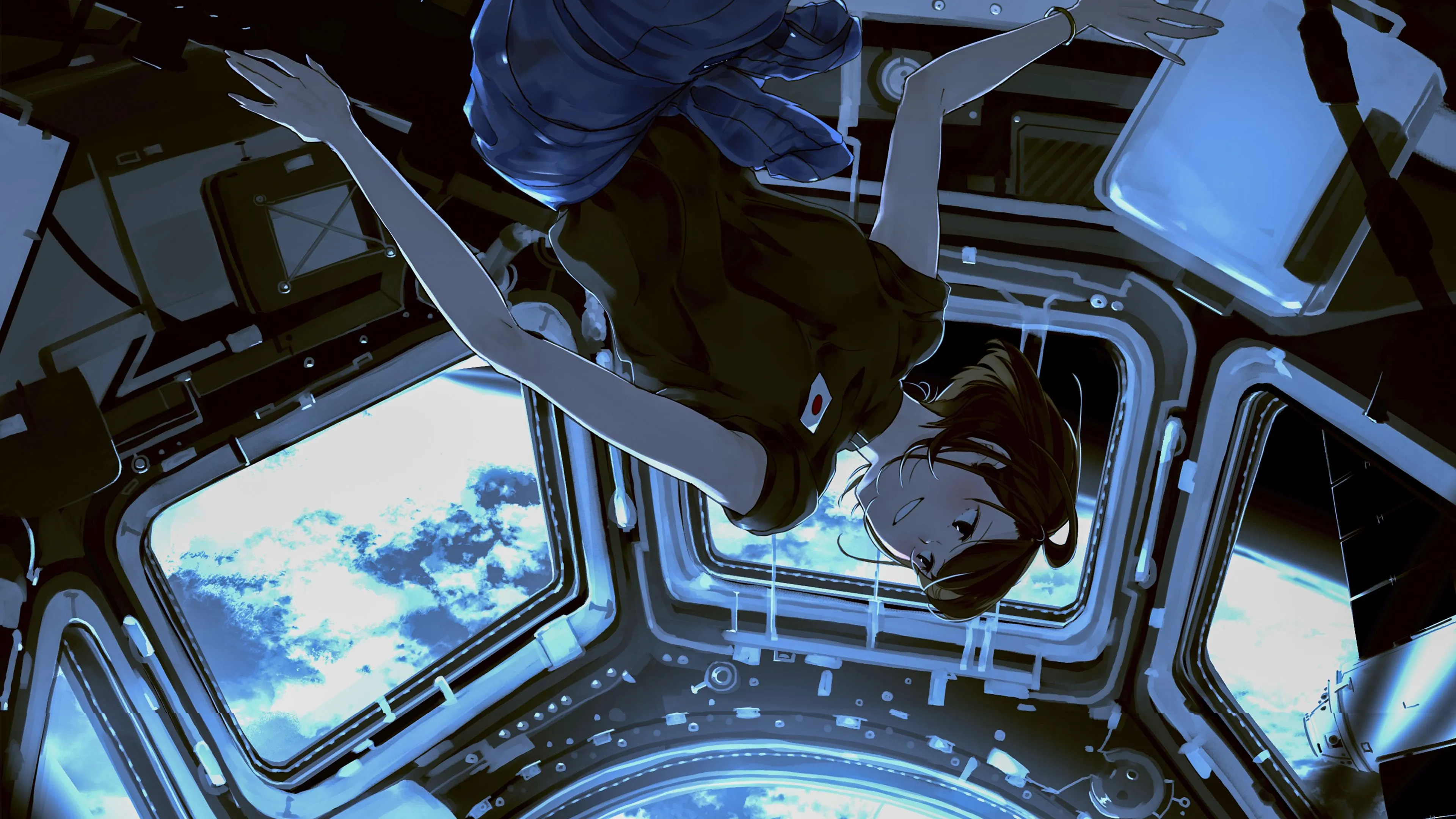 Desktop wallpaper: Anime, Original, Space 4K free download for PC. 900423