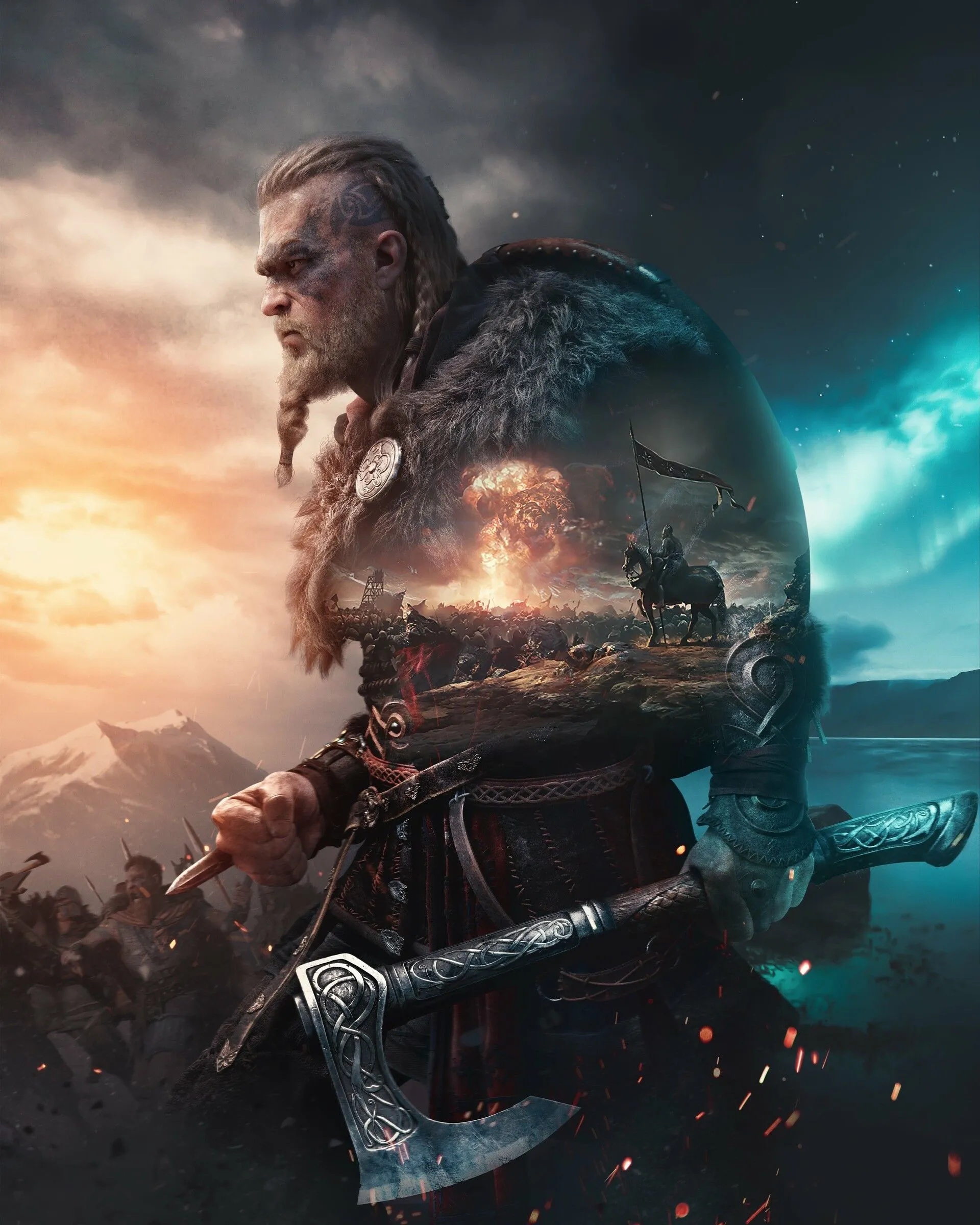 Assassin's Creed Valhalla Viking Artstation Wallpaper, HD Games 4K Wallpaper, Image and Background