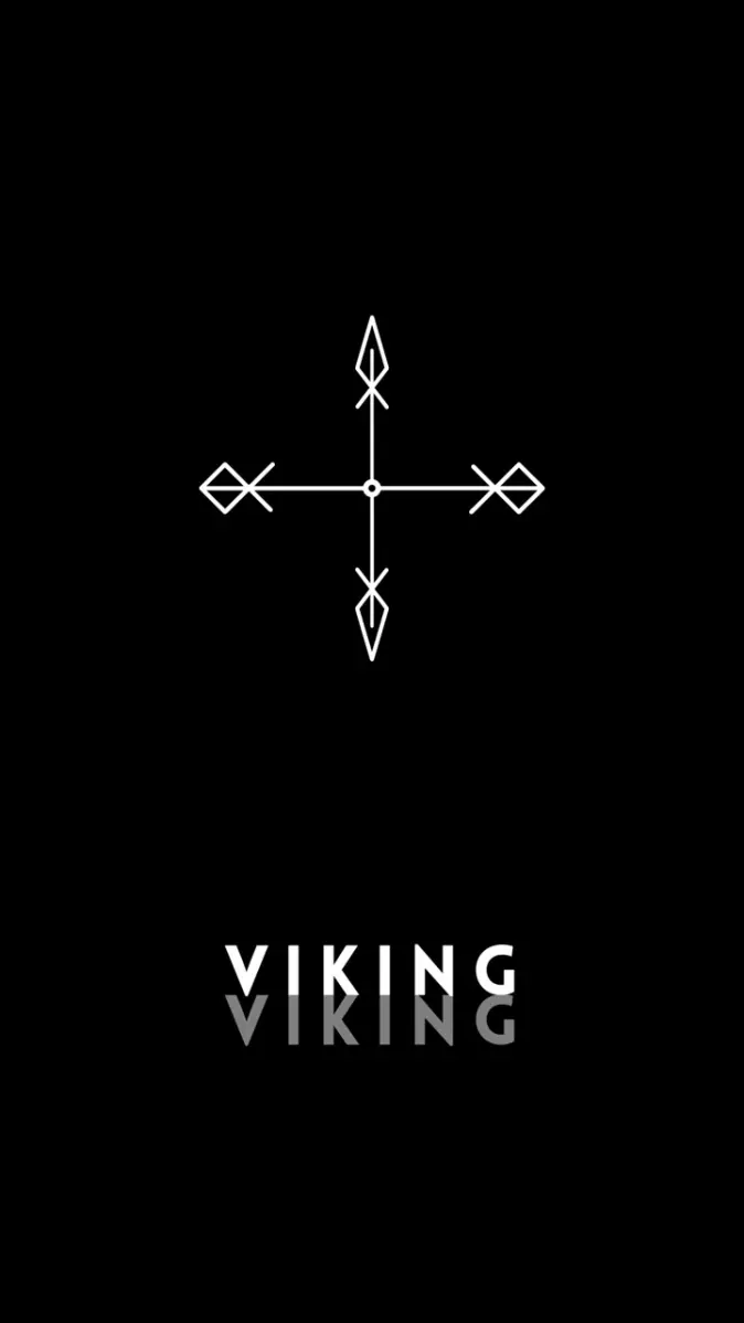 Viking Black wallpaper