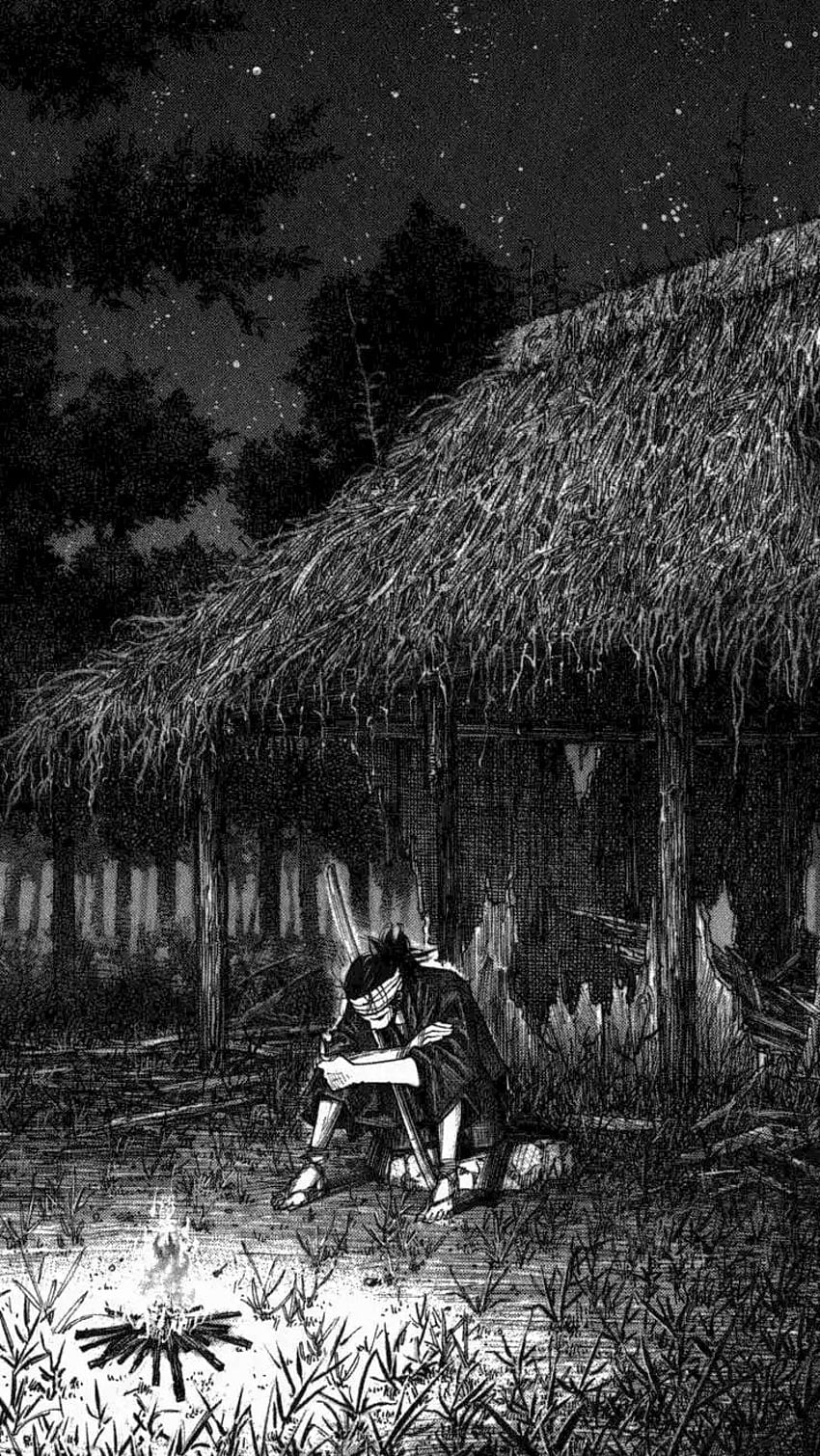 Vagabond, Alone, Art, Anime, Miyamoto Musashi, Musashi, Manga, Inoue Takehiko, Takezo, Lonely HD Phone Wallpaper