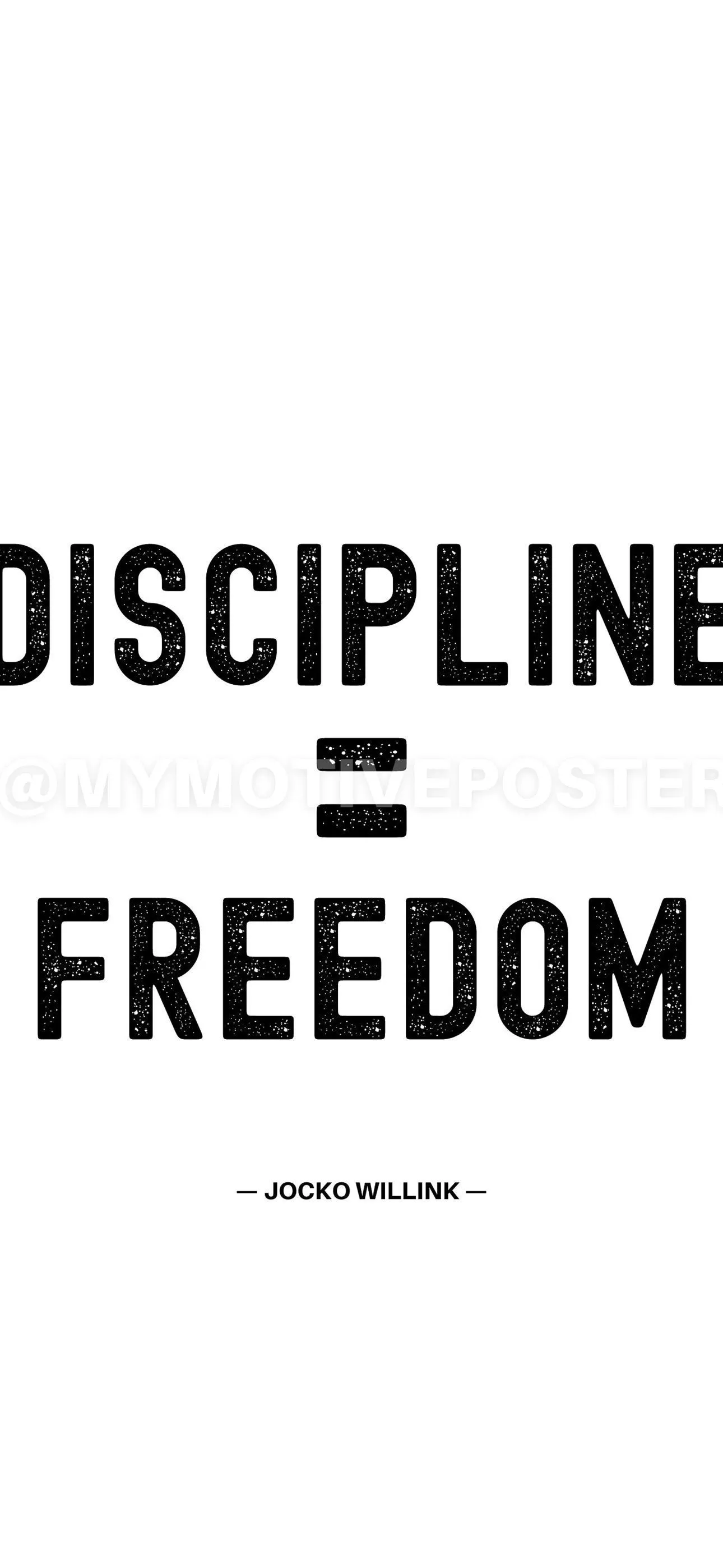 discipline iPhone Wallpaper Free Download