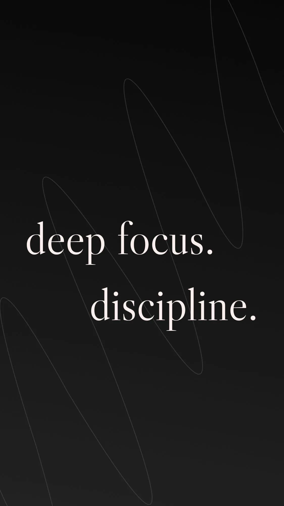 Focus Discipline Wallpaper