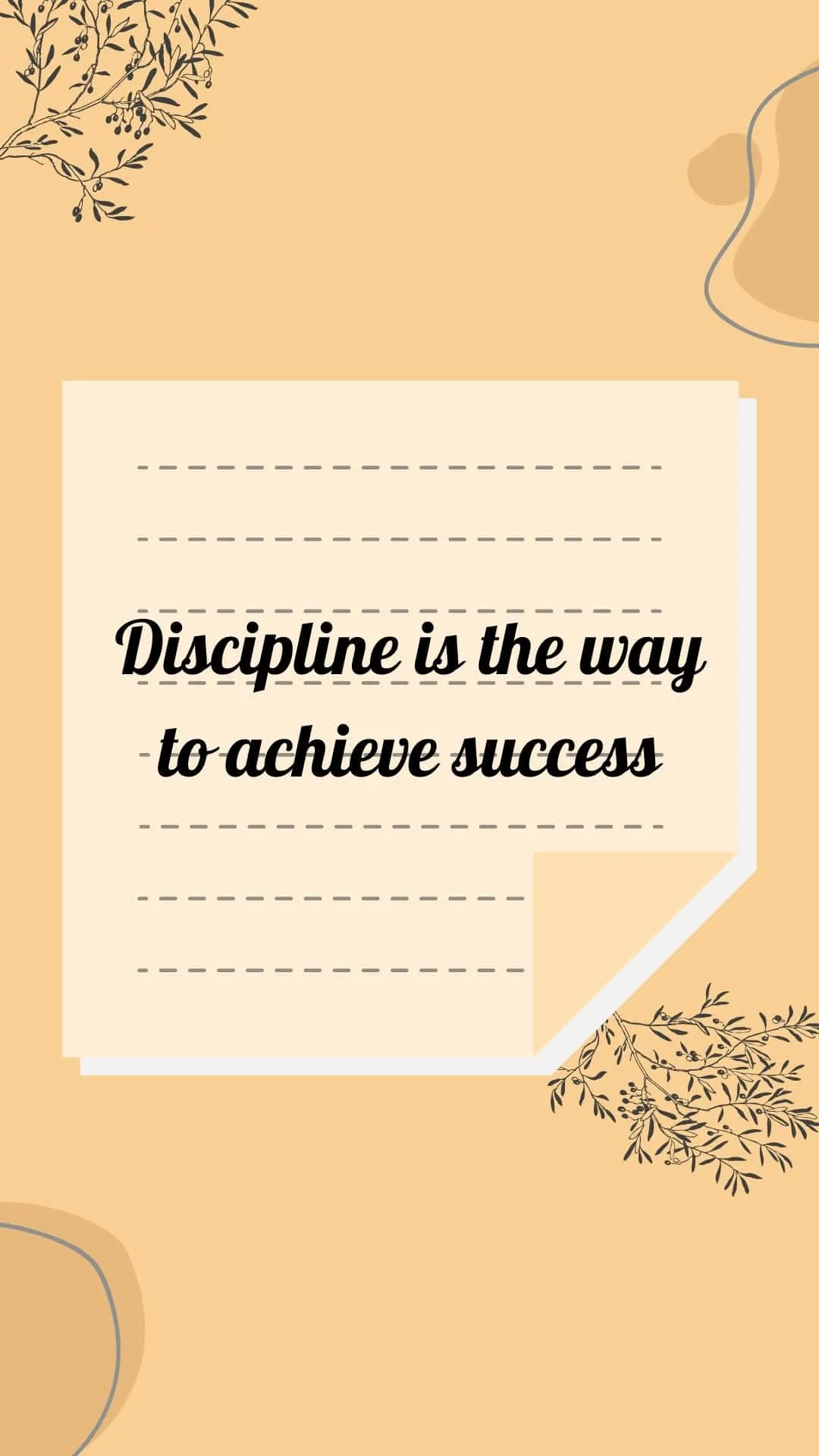 Discipline Wallpaper