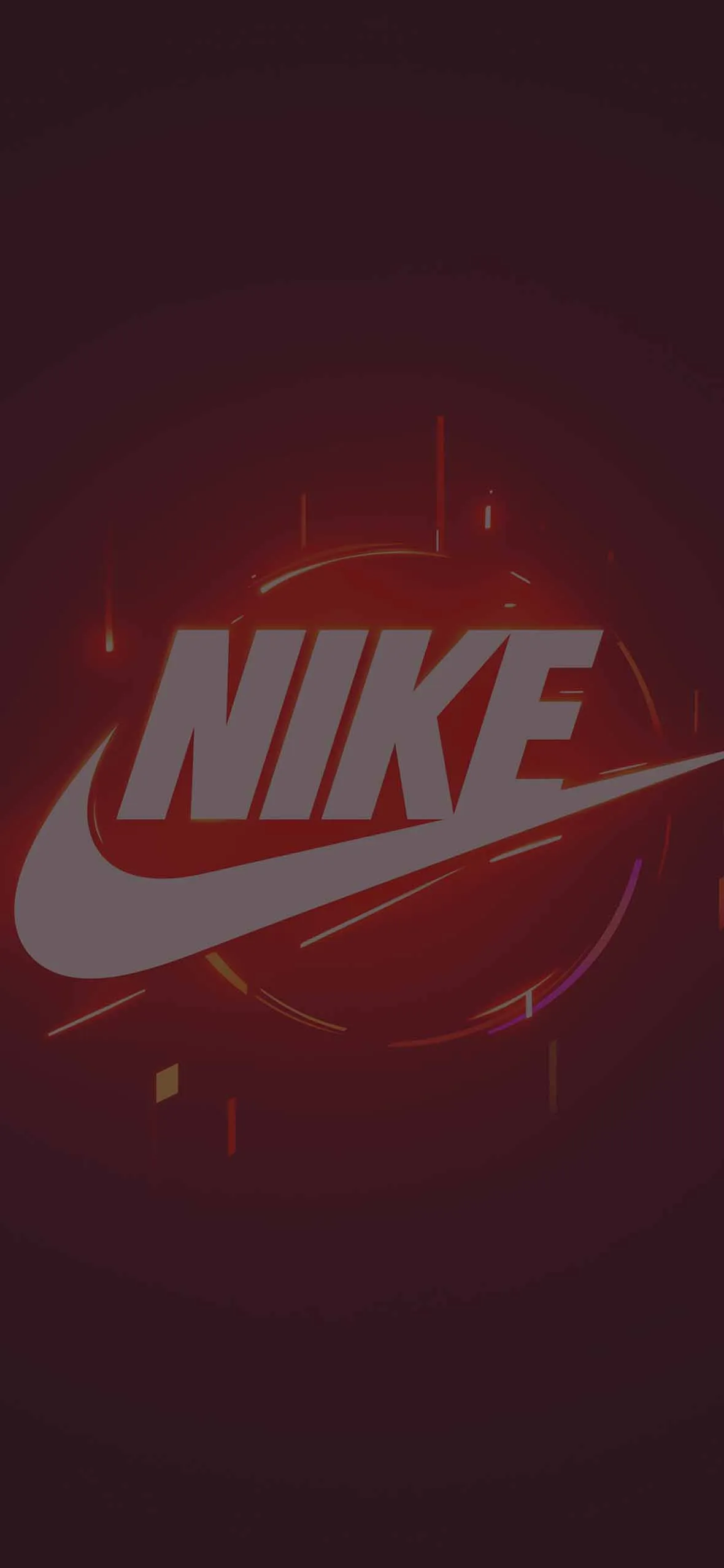 Nike Logo Neon Glow Dark Wallpaper Wallpaper HD