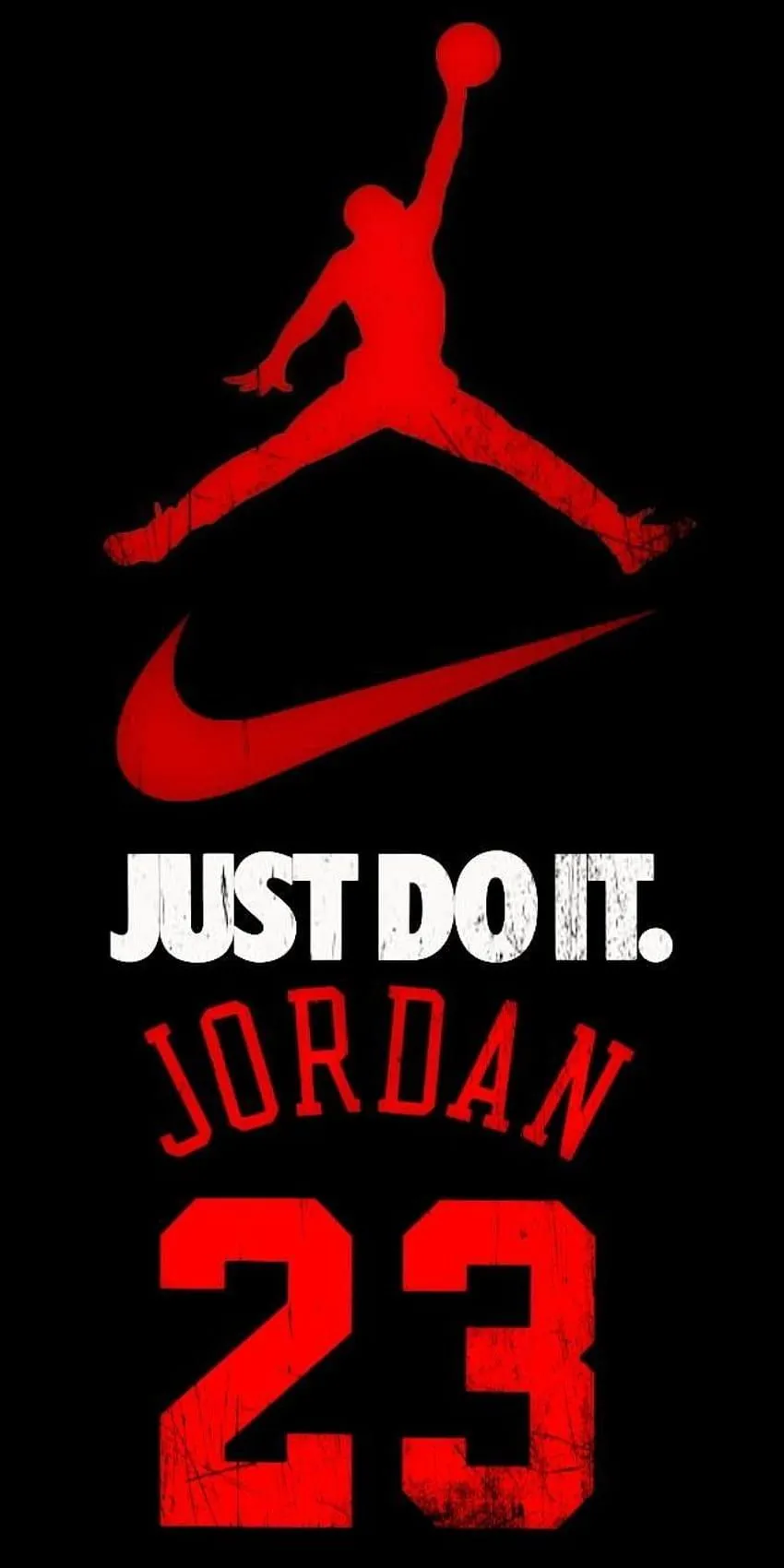 Nike ideas, red jordan logo HD phone wallpaper