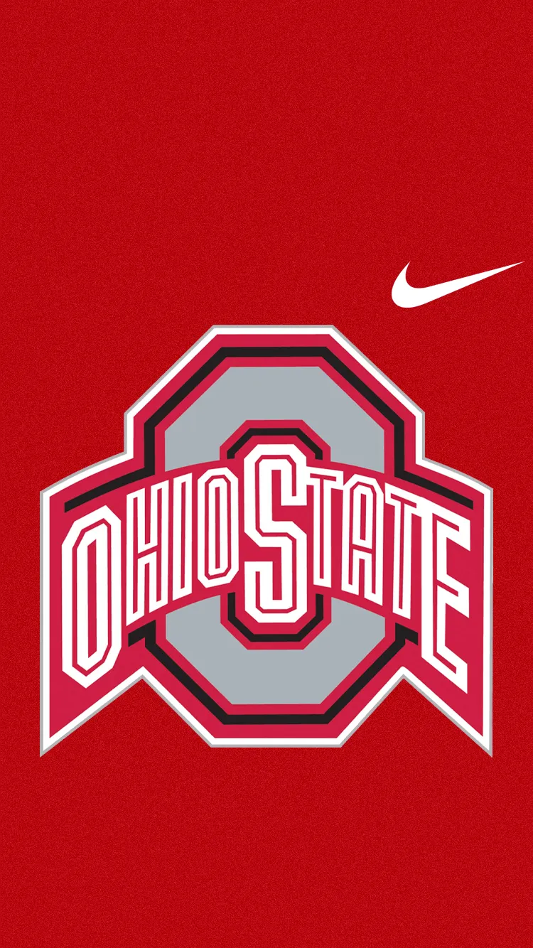 Ohio State Logo Red Nike Tick United States Of America USA
