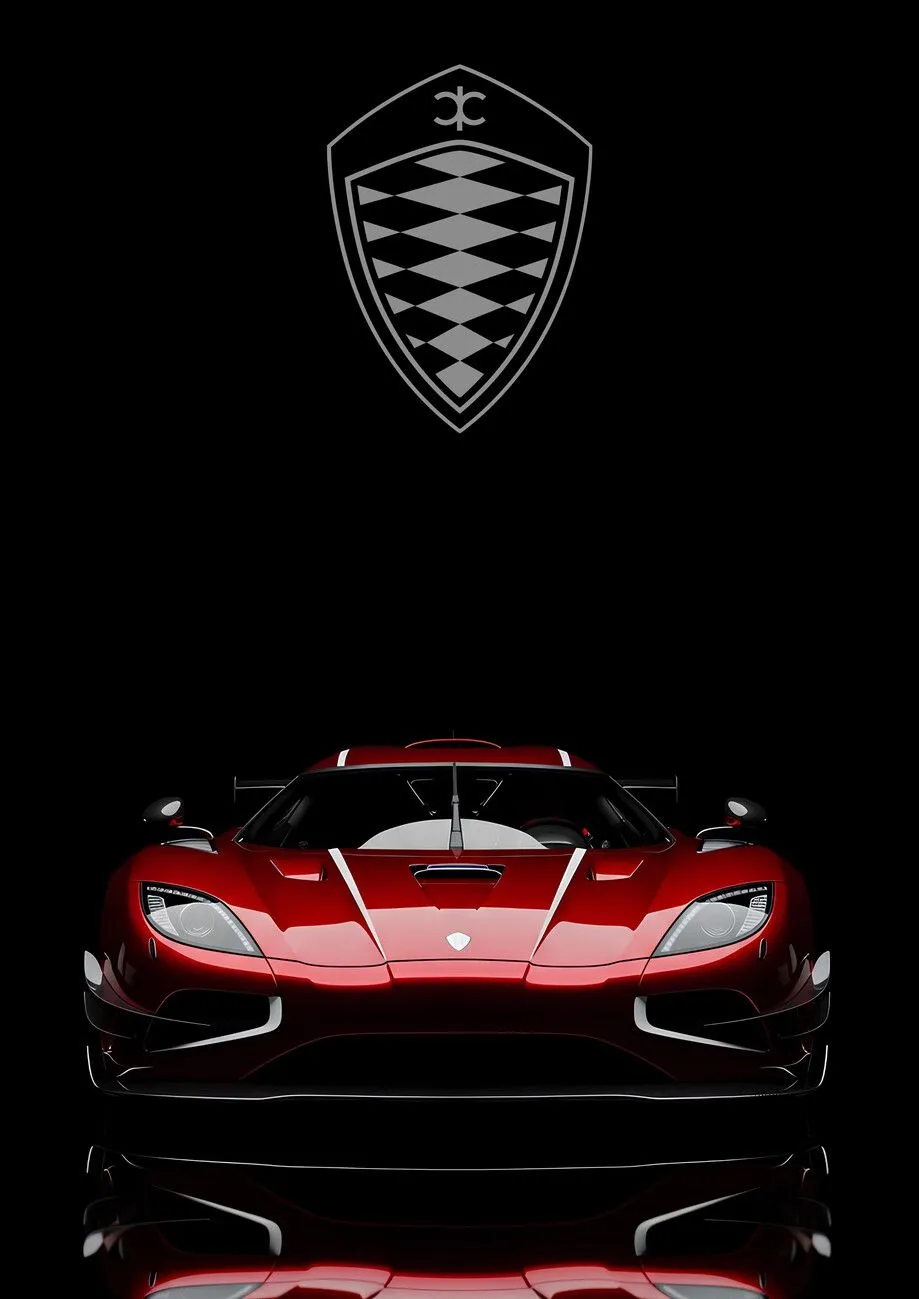 Poster Koenigsegg Agera Swedish Supercar. Wall Art 1 FREE