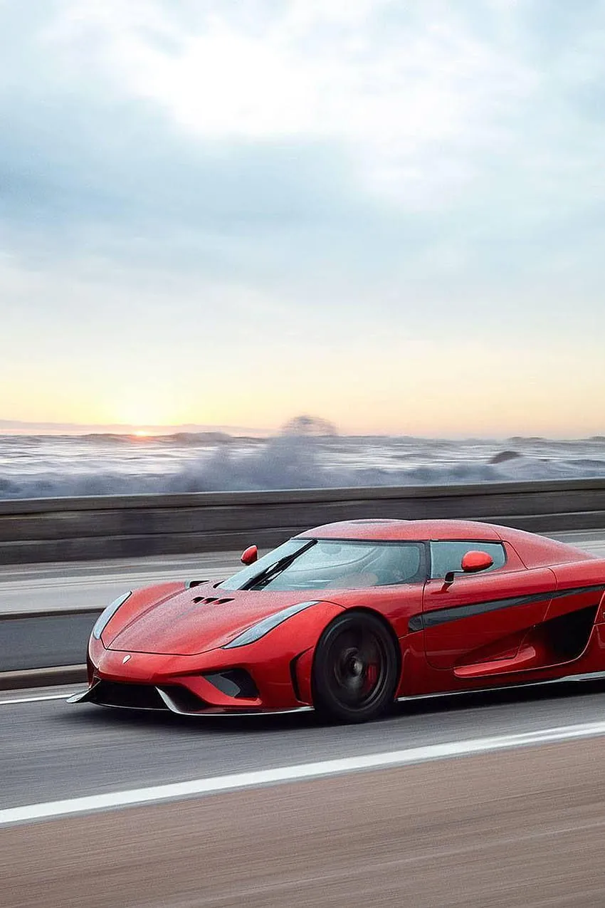 Mobile CANDY RED KOENIGSEGG, koenigsegg regera phone HD phone wallpaper