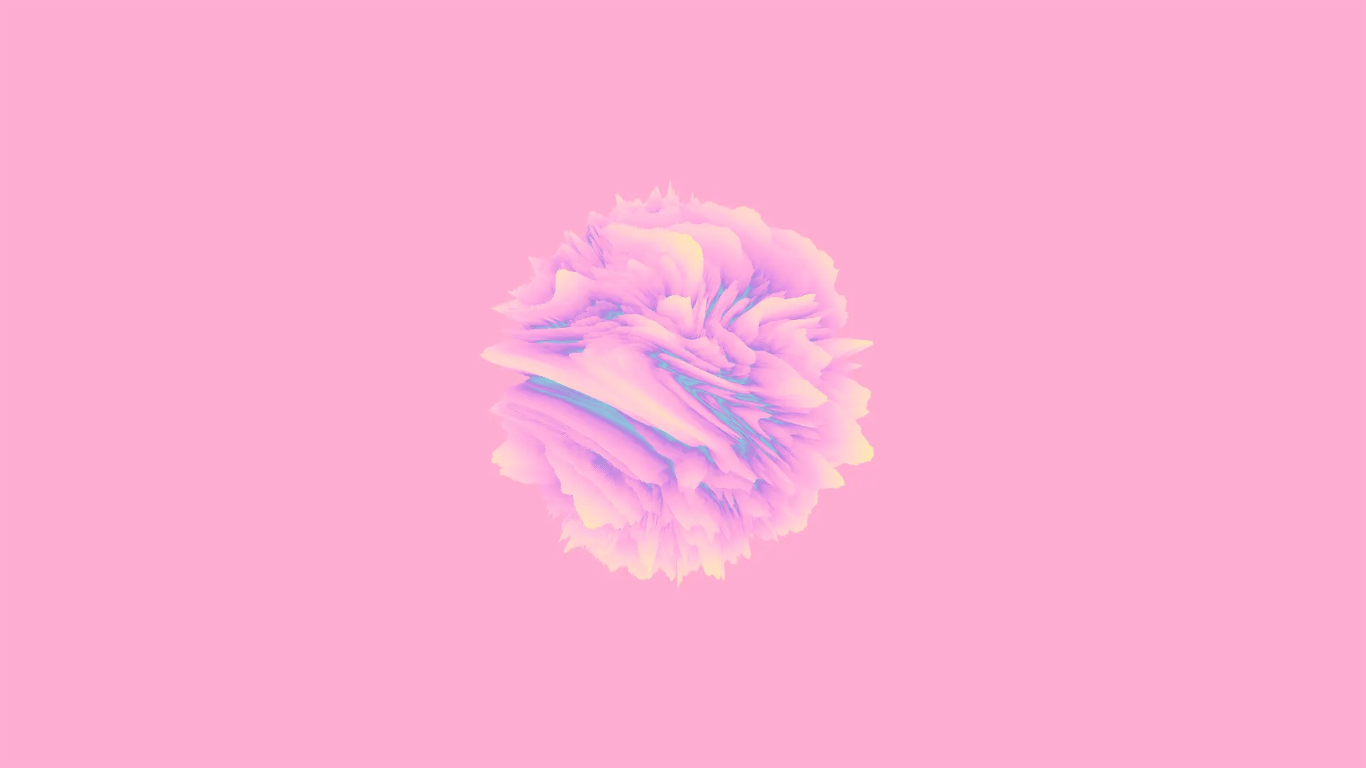 4K Ultra HD Pink Minimalist Abstract Sphere Wallpaperx2160