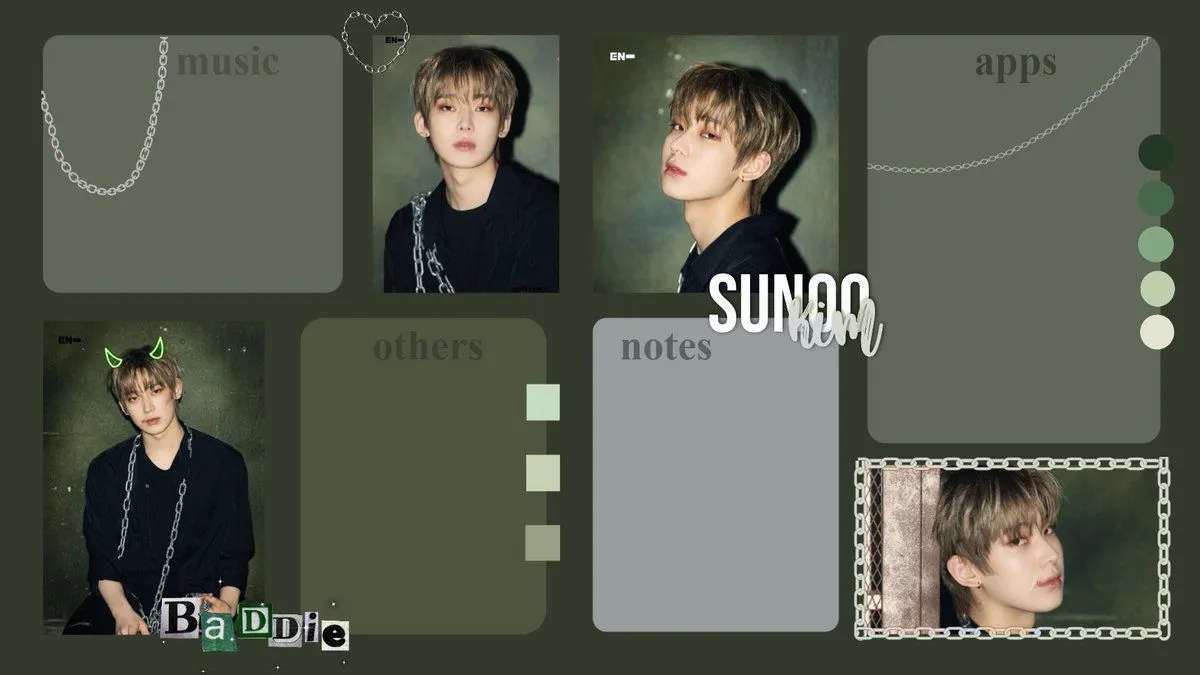 ENHYPEN_SUNOO desktop organizer wallpaper #ENHYPEN #SUNOO #wallpaper
