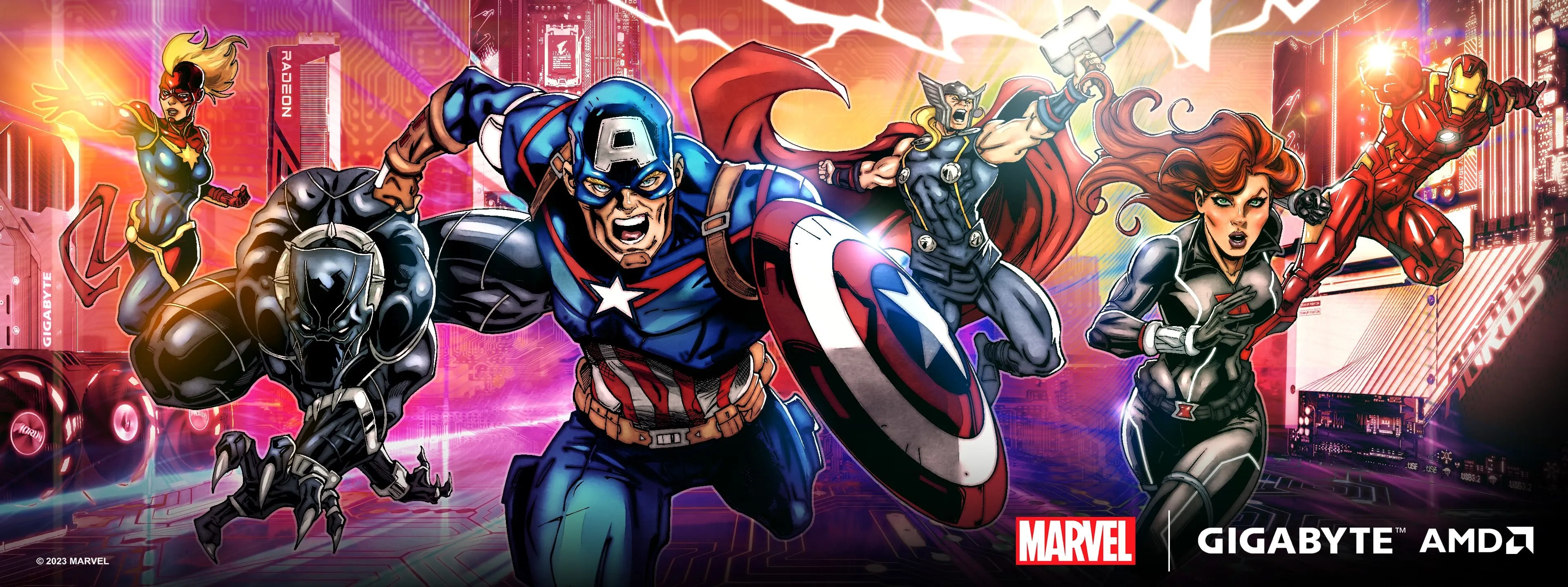 Marvel Special Edition PC Wallpaper available from GIGABYTE