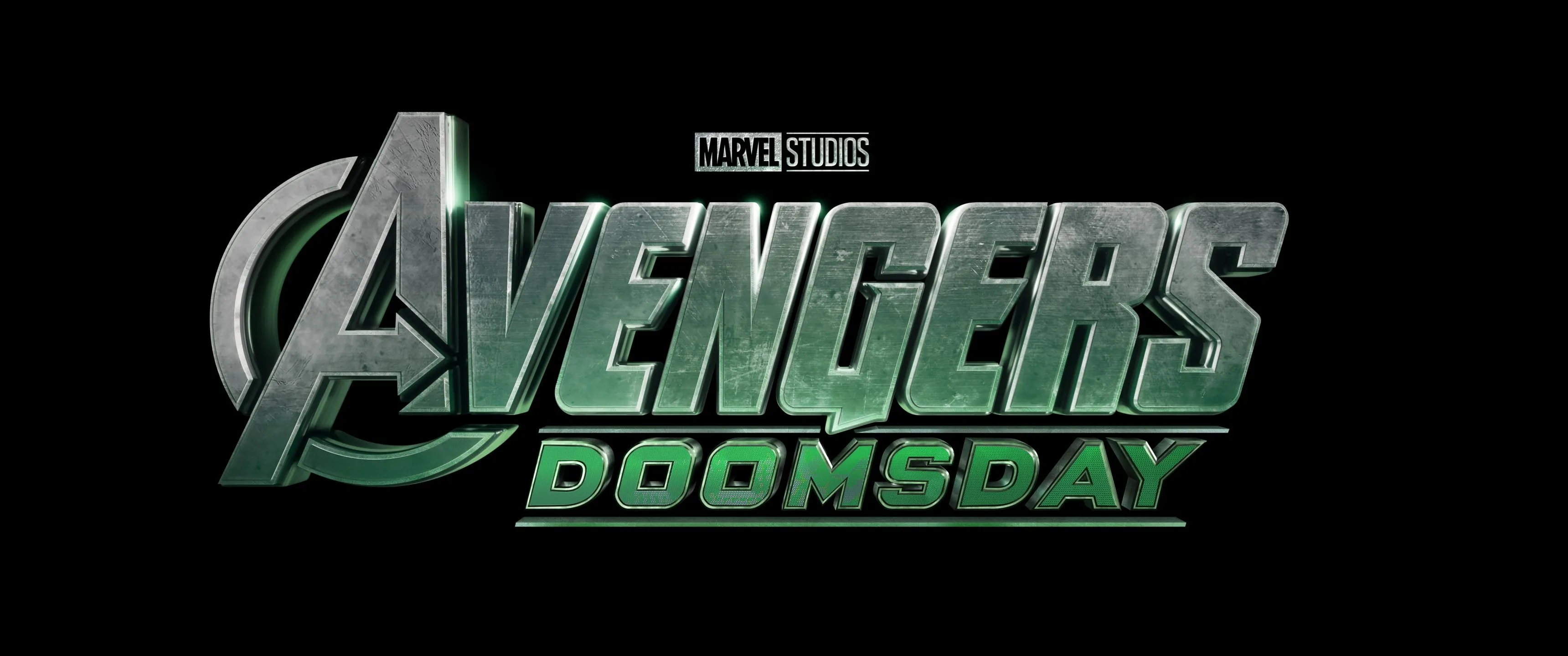 Avengers: Doomsday Wallpaper 4K, Logo, Black background