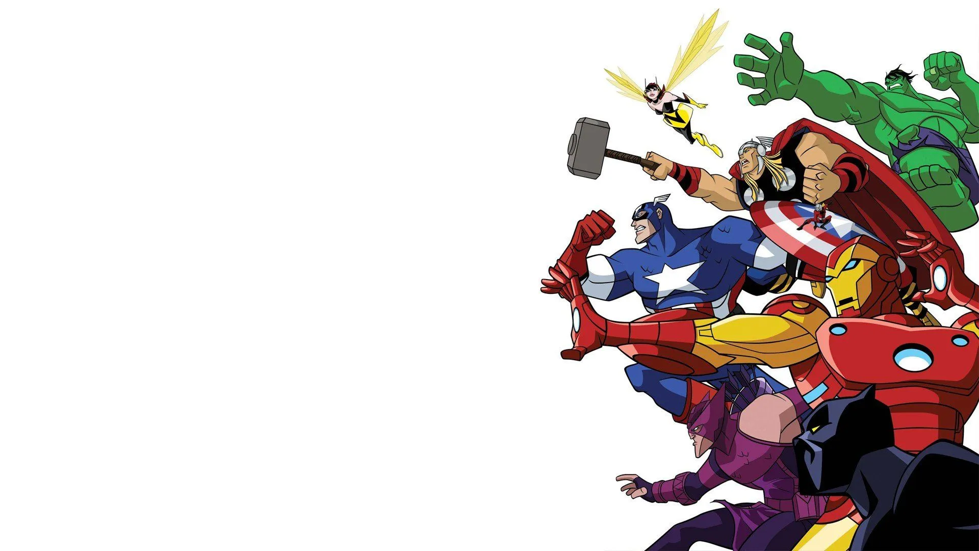 Epic Avengers HD Wallpaper: Wasp, Black Panther & Marvel's Greatest Heroes Unitedx1080