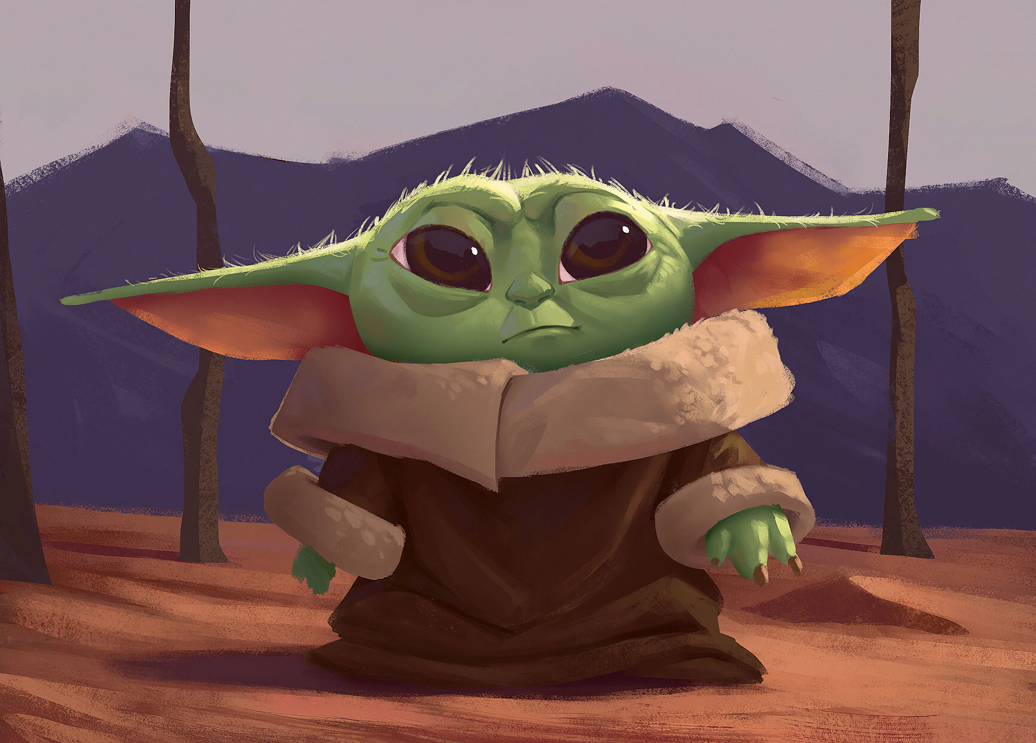 Desktop wallpaper: Baby Yoda, The Mandalorian, Tv Show, Grogu (Star Wars), Star Wars 4K free download for PC. 476363