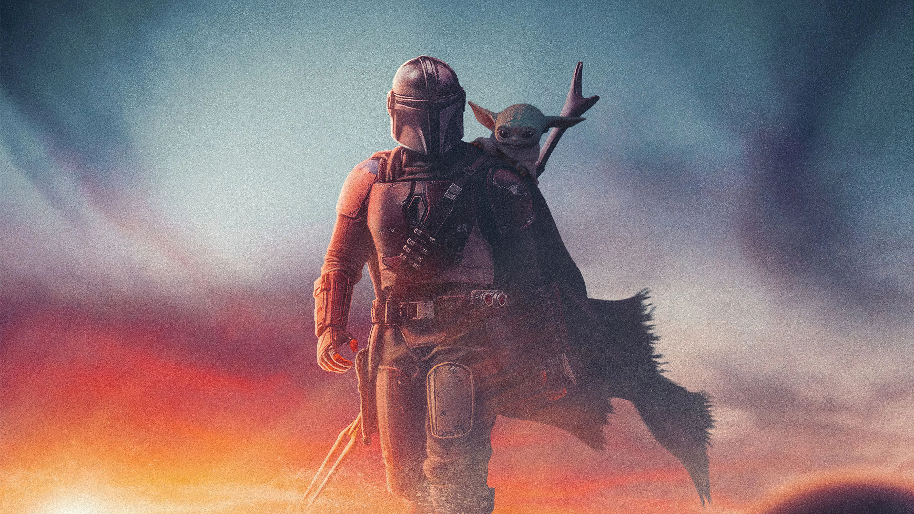 Desktop wallpaper: The Mandalorian (Character), The Mandalorian, Baby Yoda, Grogu (Star Wars), Star Wars, Tv Show 4K free download for PC. 482775
