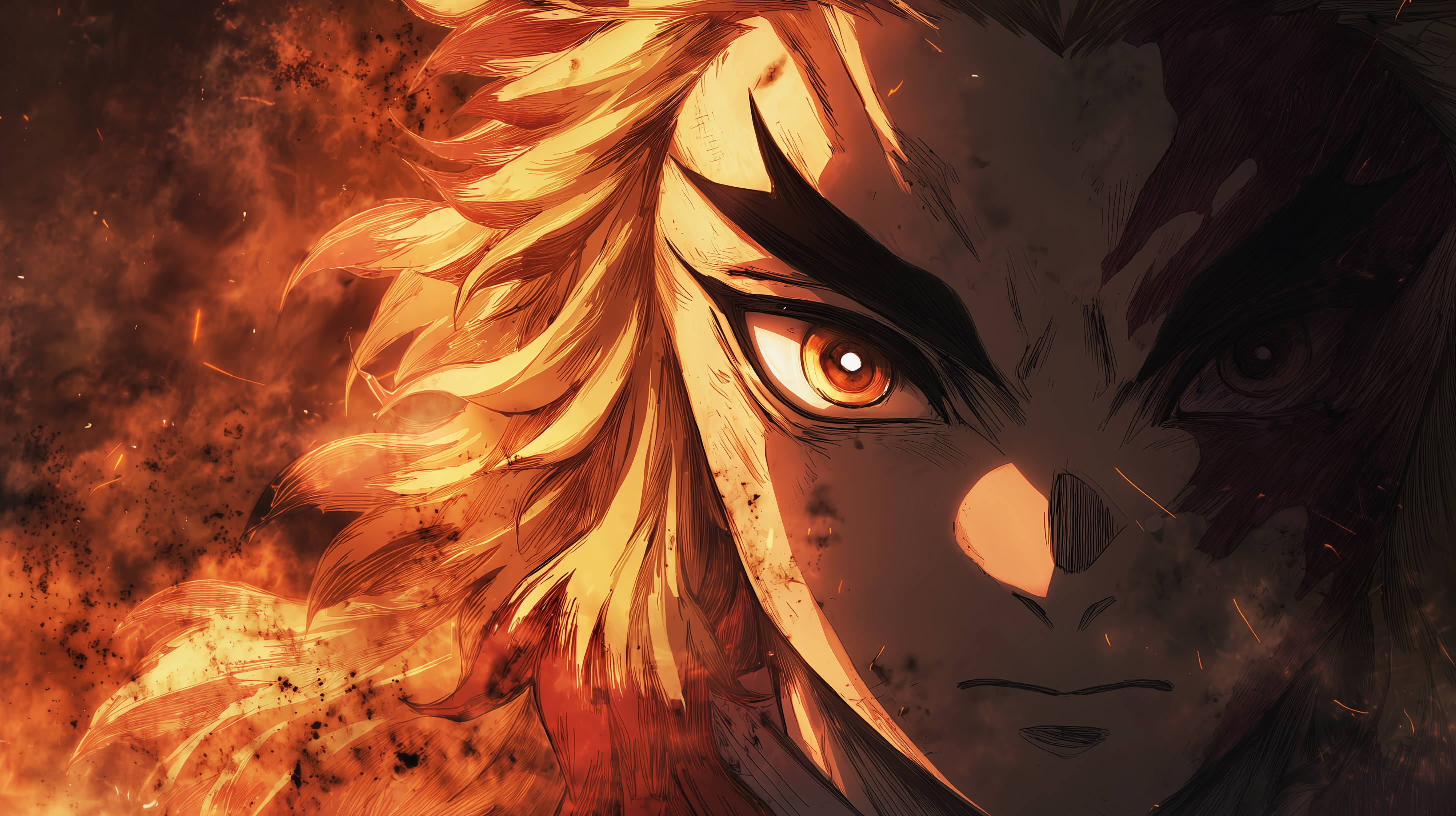 Kyojuro Rengoku Wallpaper HD 4K Free Download
