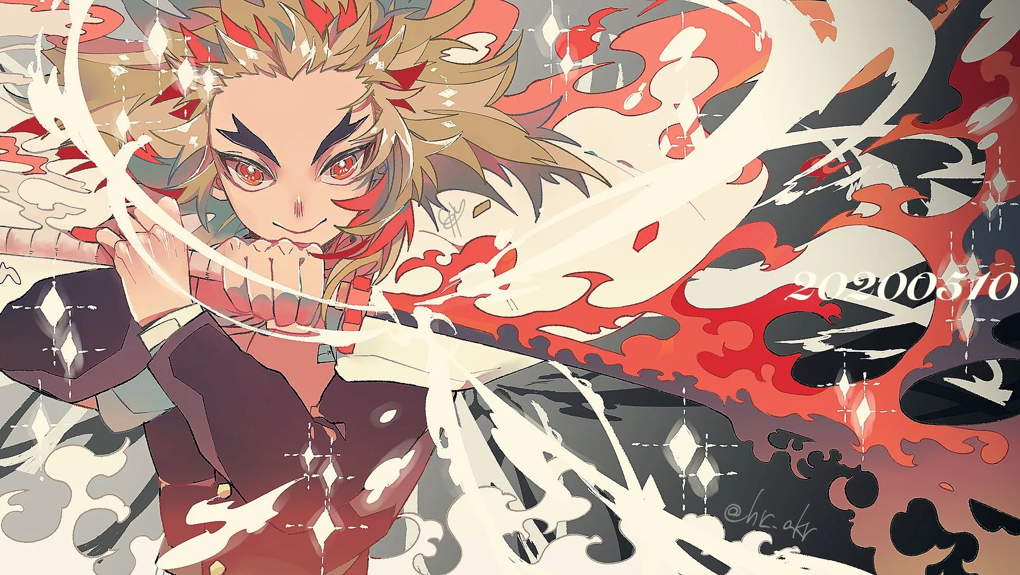 Kyojuro Rengoku From Demon Slayer, HD Wallpaper