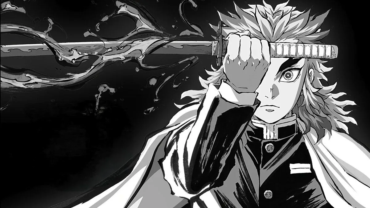 Rengoku desktop wallpaper #DemonSlayer #DemonSlayerInfinityCastle #rengoku #Akaza #Zenitsu #tanjirokamado