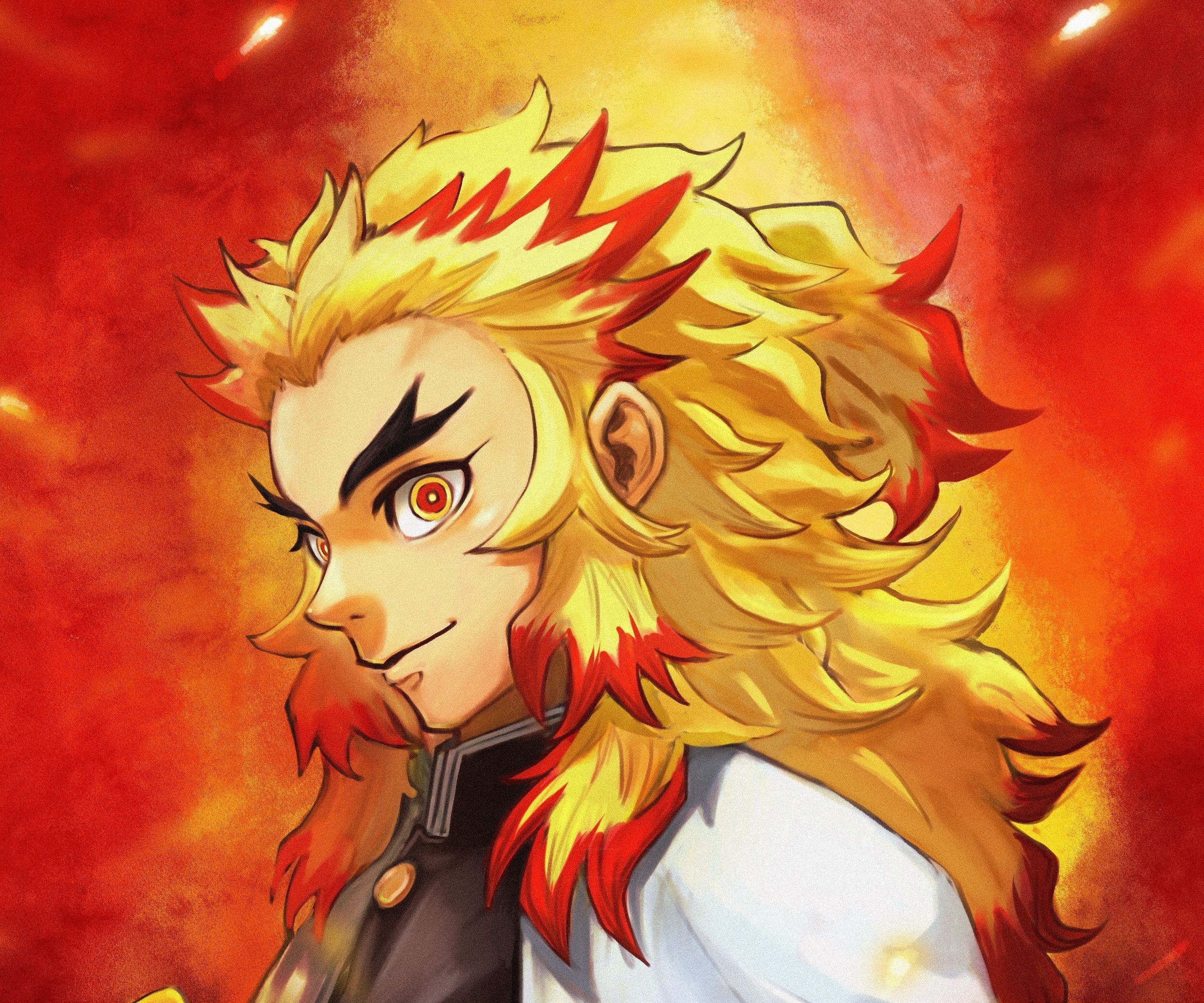Desktop wallpaper: Anime, Demon Slayer: Kimetsu No Yaiba, Kyojuro Rengoku 4K free download for PC. 1074807