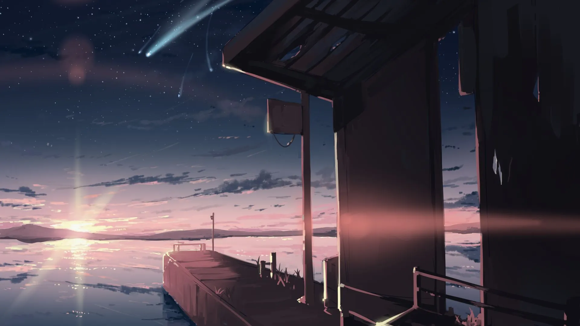 Desktop wallpaper: Anime, Sky 4K free download for PC. 1020748
