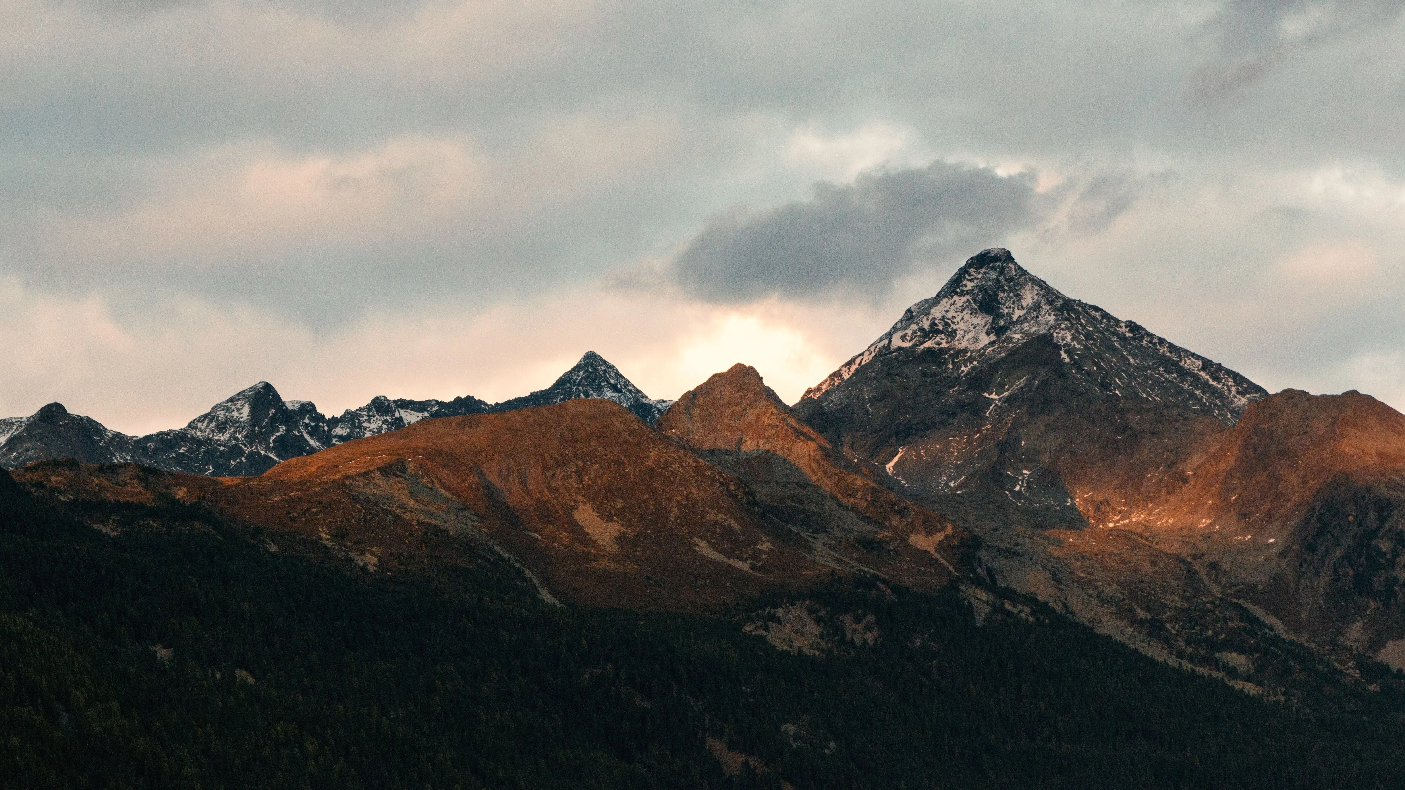 Free photo: White and Black Mountain, Outdoors, Valley