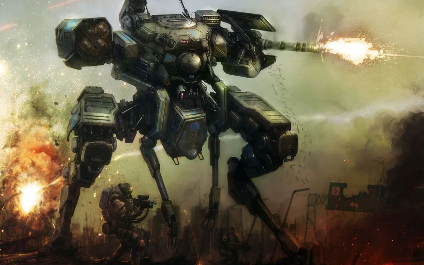 Futuristic Robots Desktop Wallpaper 35636