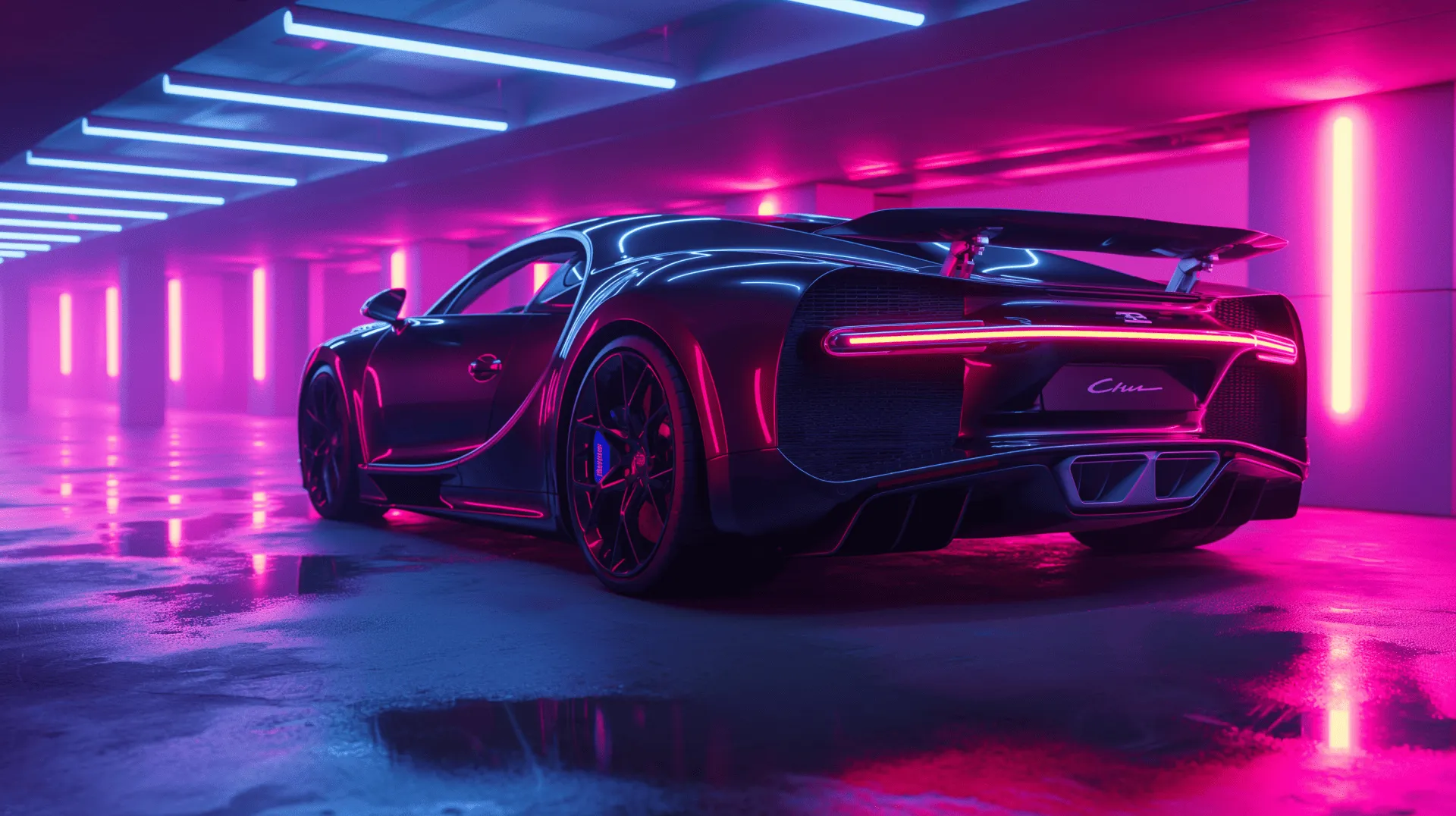 Bugatti Chiron Neon Dream