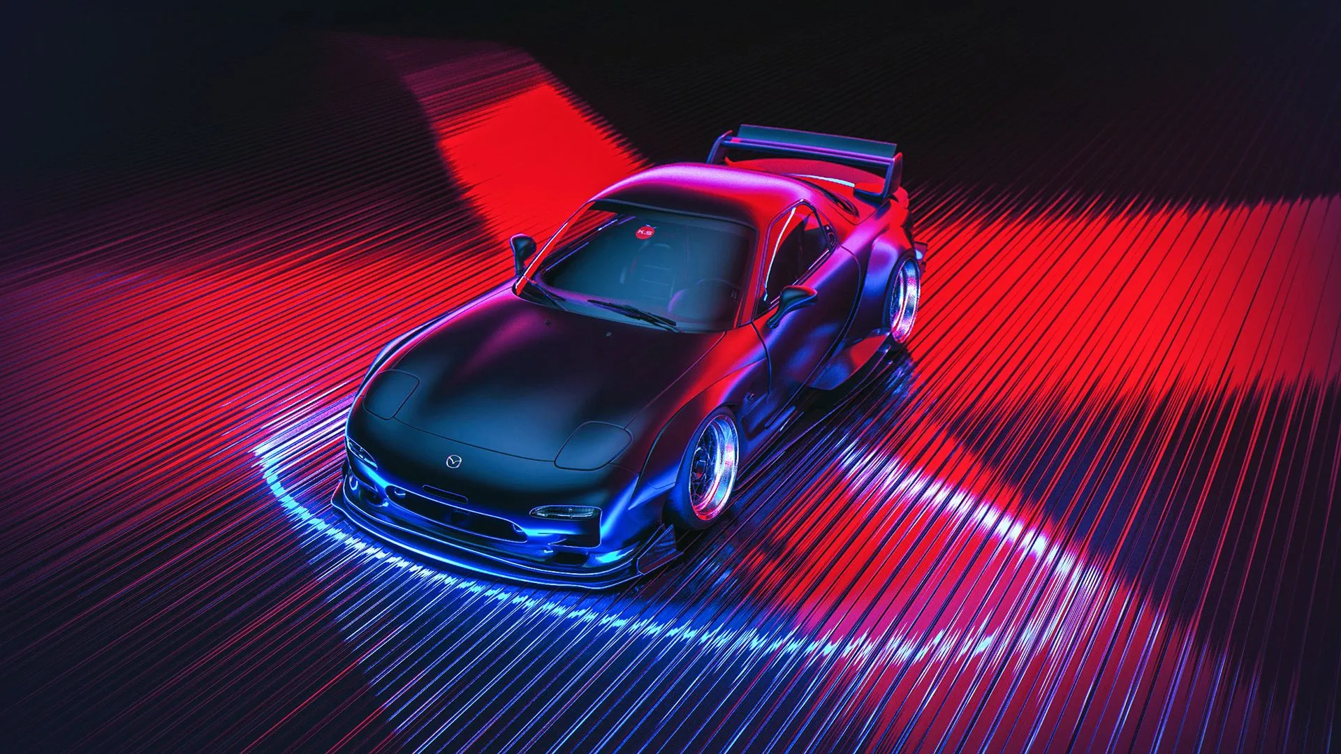 Mazda Neon Car Wallpaper