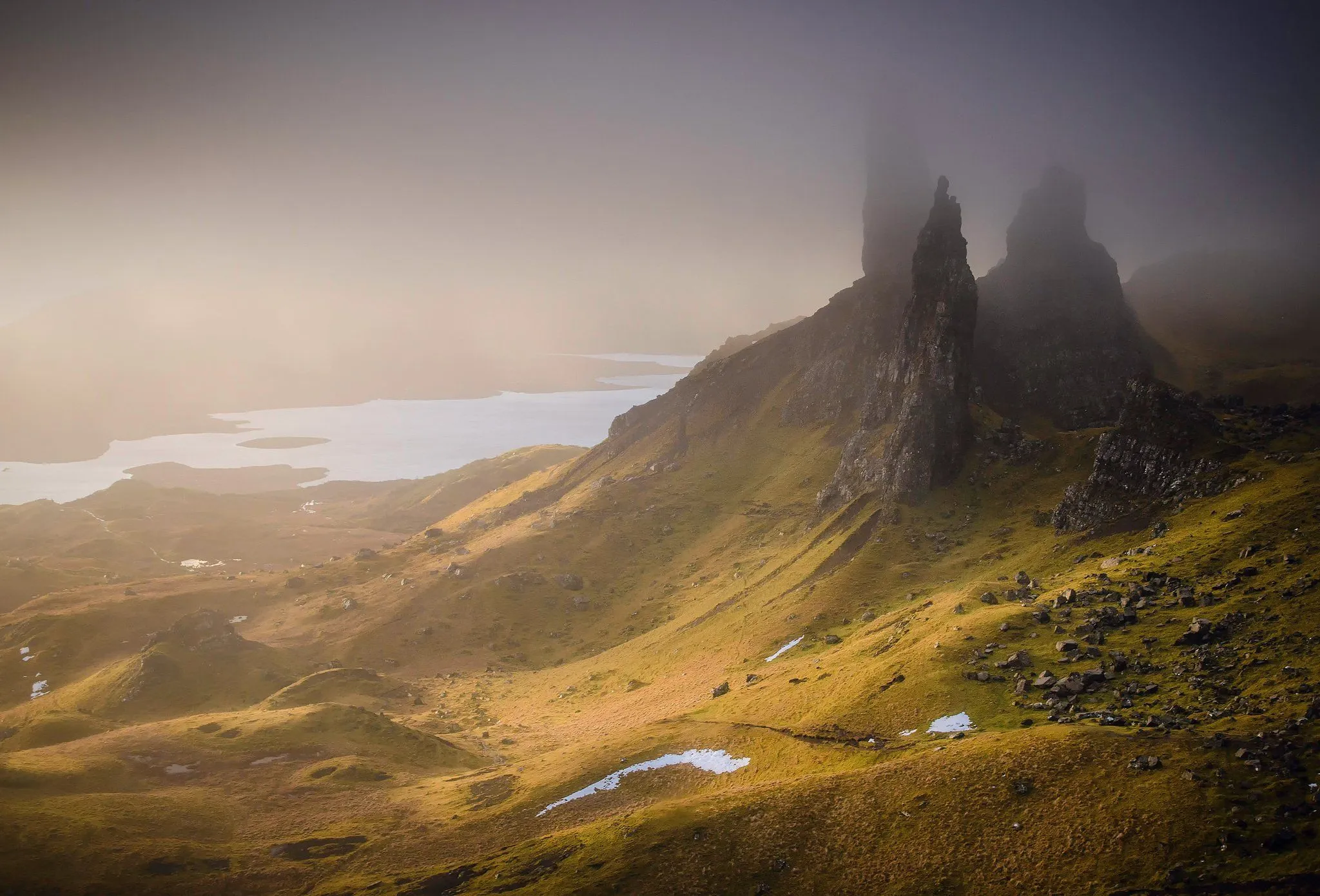 mountains, United, Kingdom, Scotland, Fog Wallpaper HD / Desktop and Mobile Background
